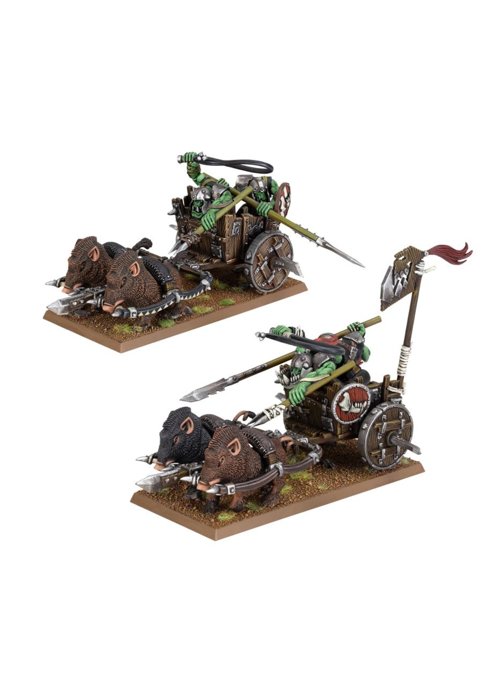 warhammer the old world Orc & Goblin Tribes: Orc Boar Chariots