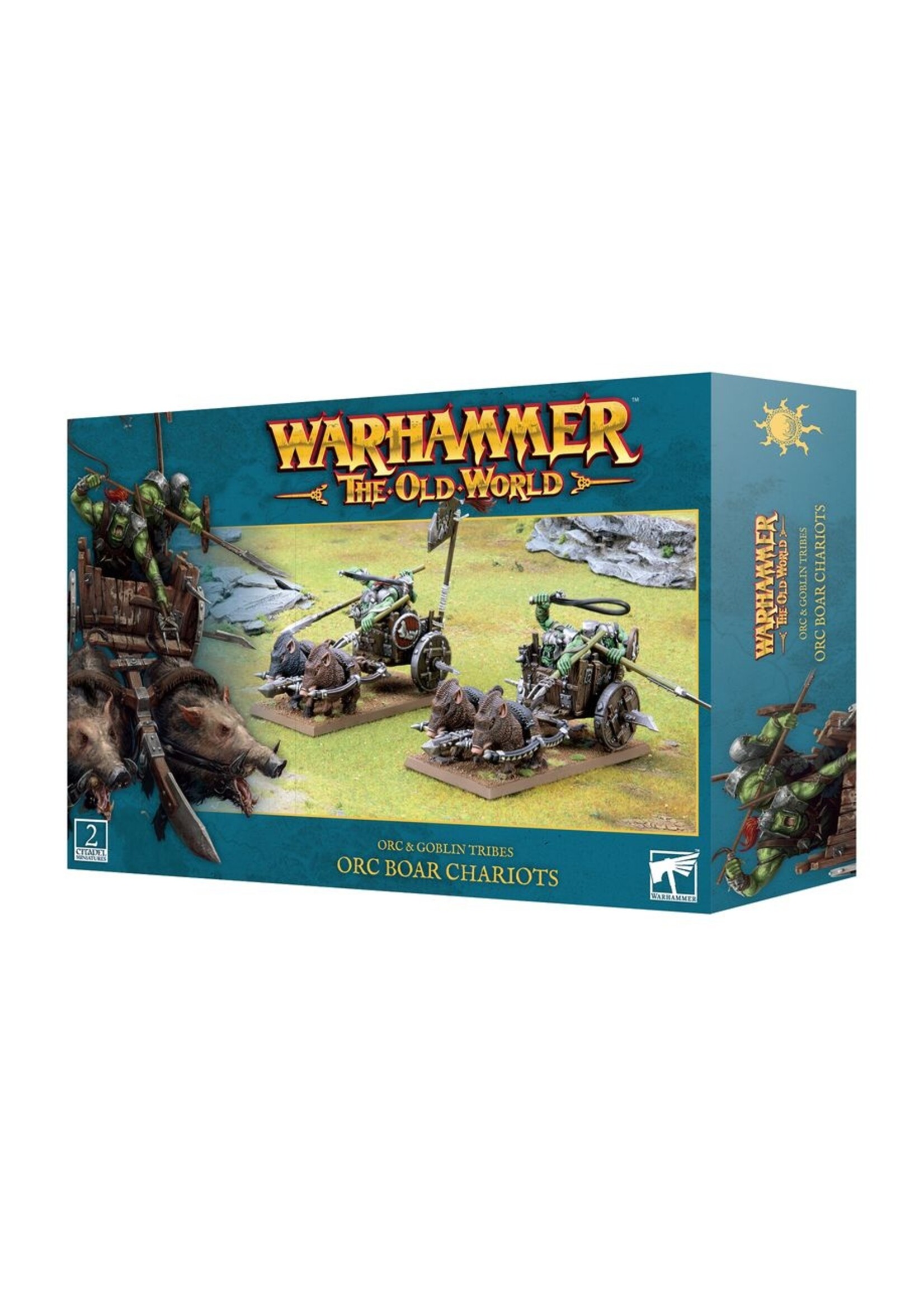 warhammer the old world Orc & Goblin Tribes: Orc Boar Chariots