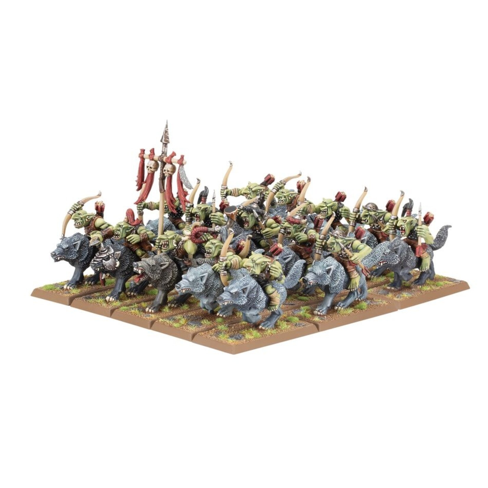 warhammer the old world Orc & Goblin Tribes: O&G Tribes: Goblin Wolf Rider Mob