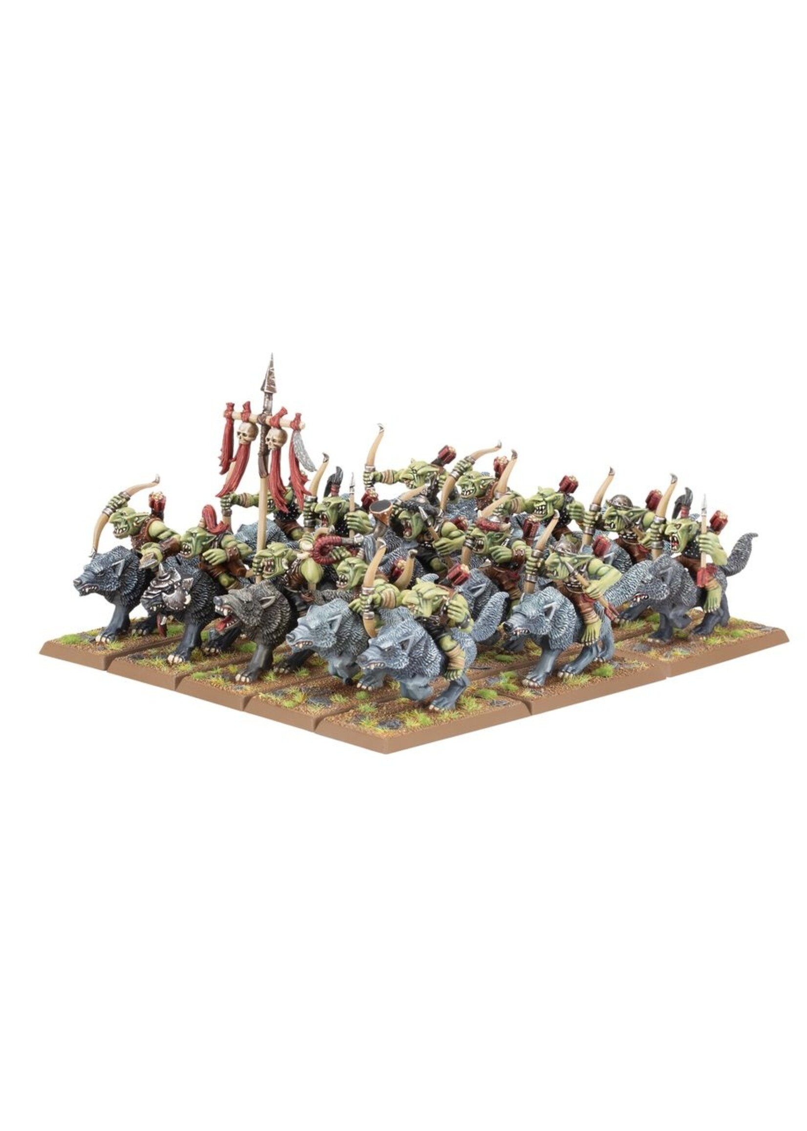 warhammer the old world Orc & Goblin Tribes: O&G Tribes: Goblin Wolf Rider Mob