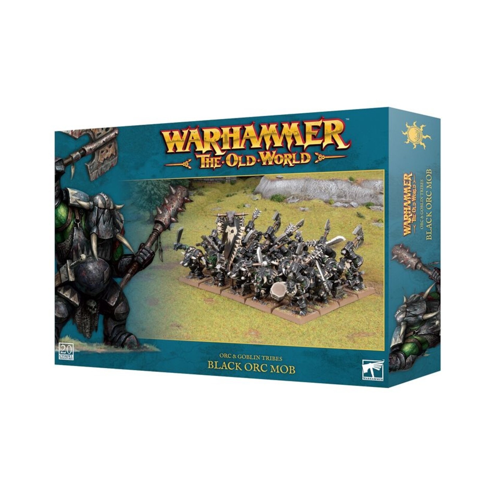 warhammer the old world Orc & Goblin Tribes: Black Orc Mob