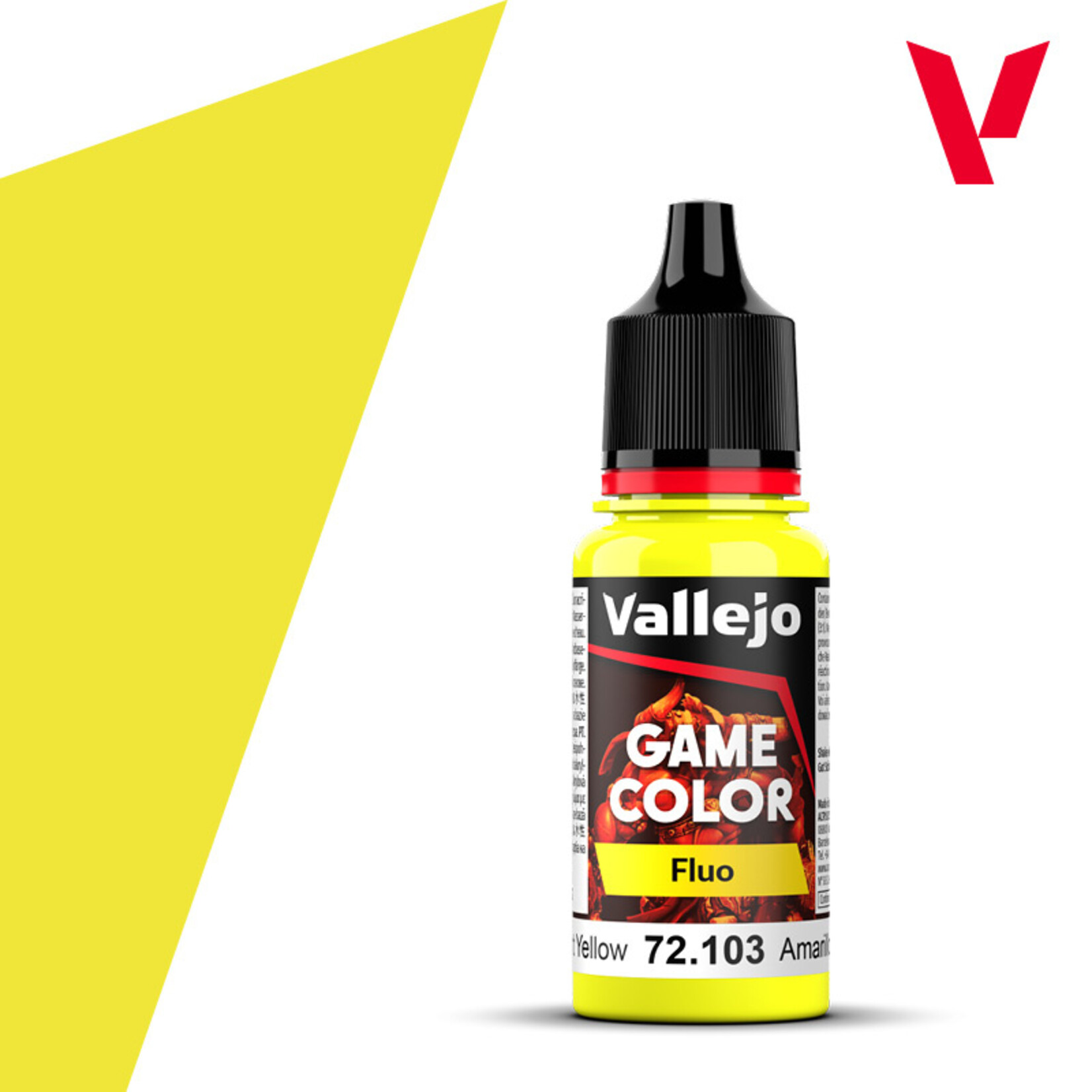 Vallejo Vallejo Game Color: Fluo. Yellow