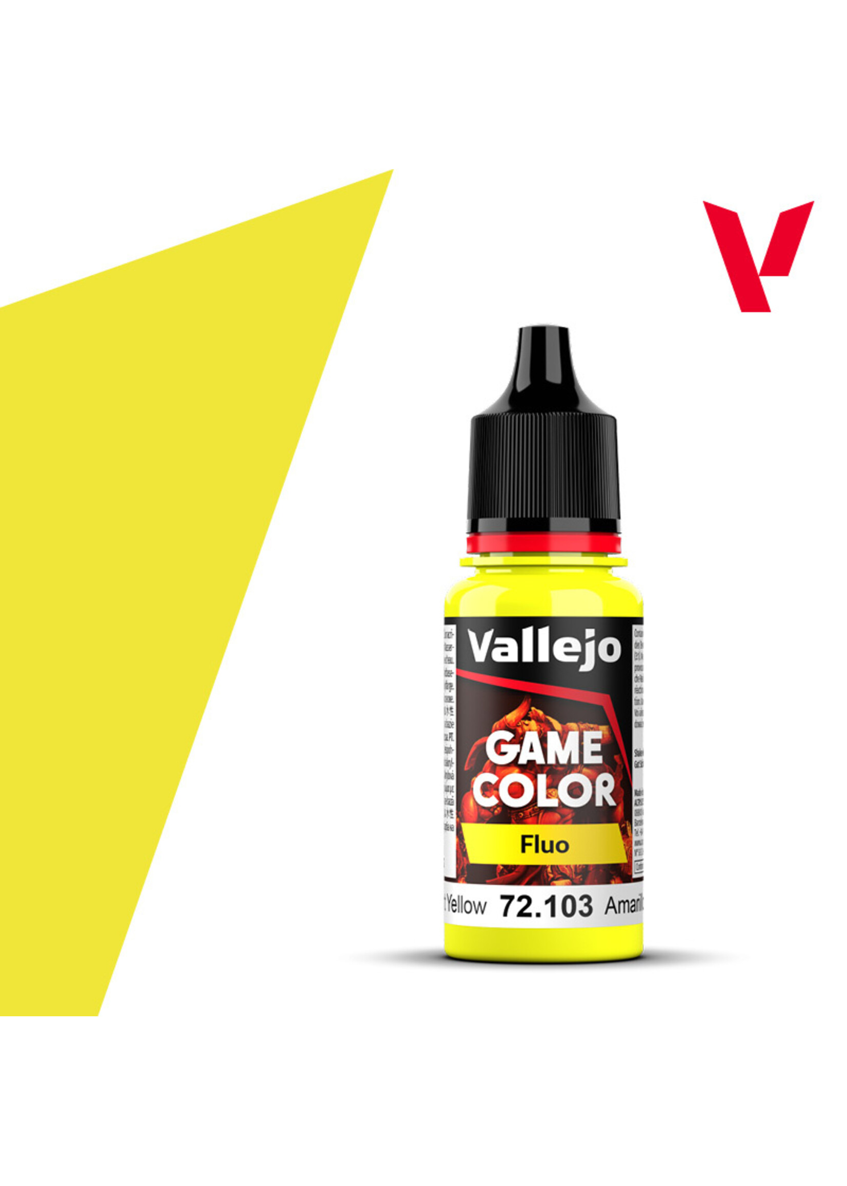 Vallejo Vallejo Game Color: Fluo. Yellow