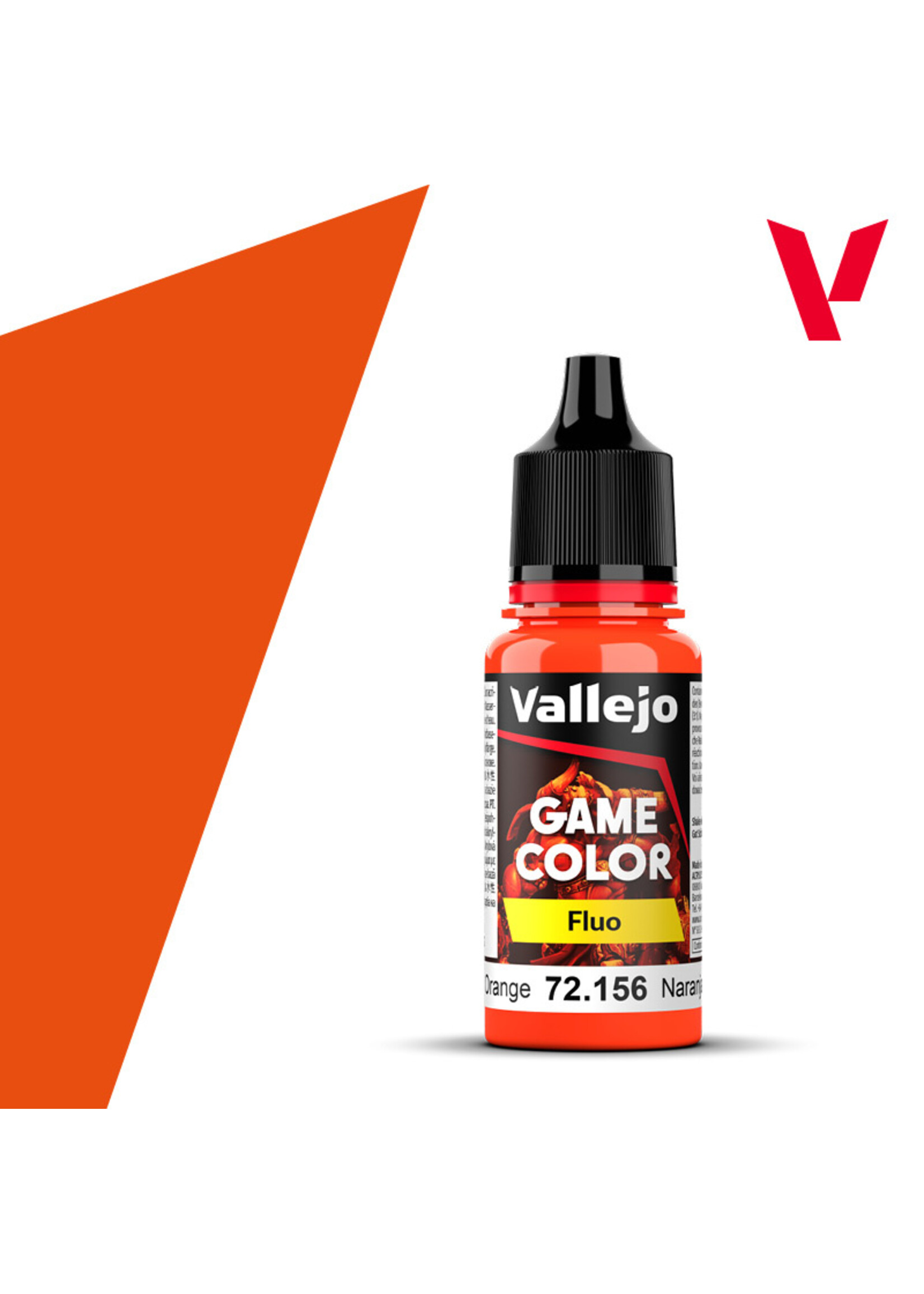 Vallejo Vallejo Game Color: Fluo. Orange