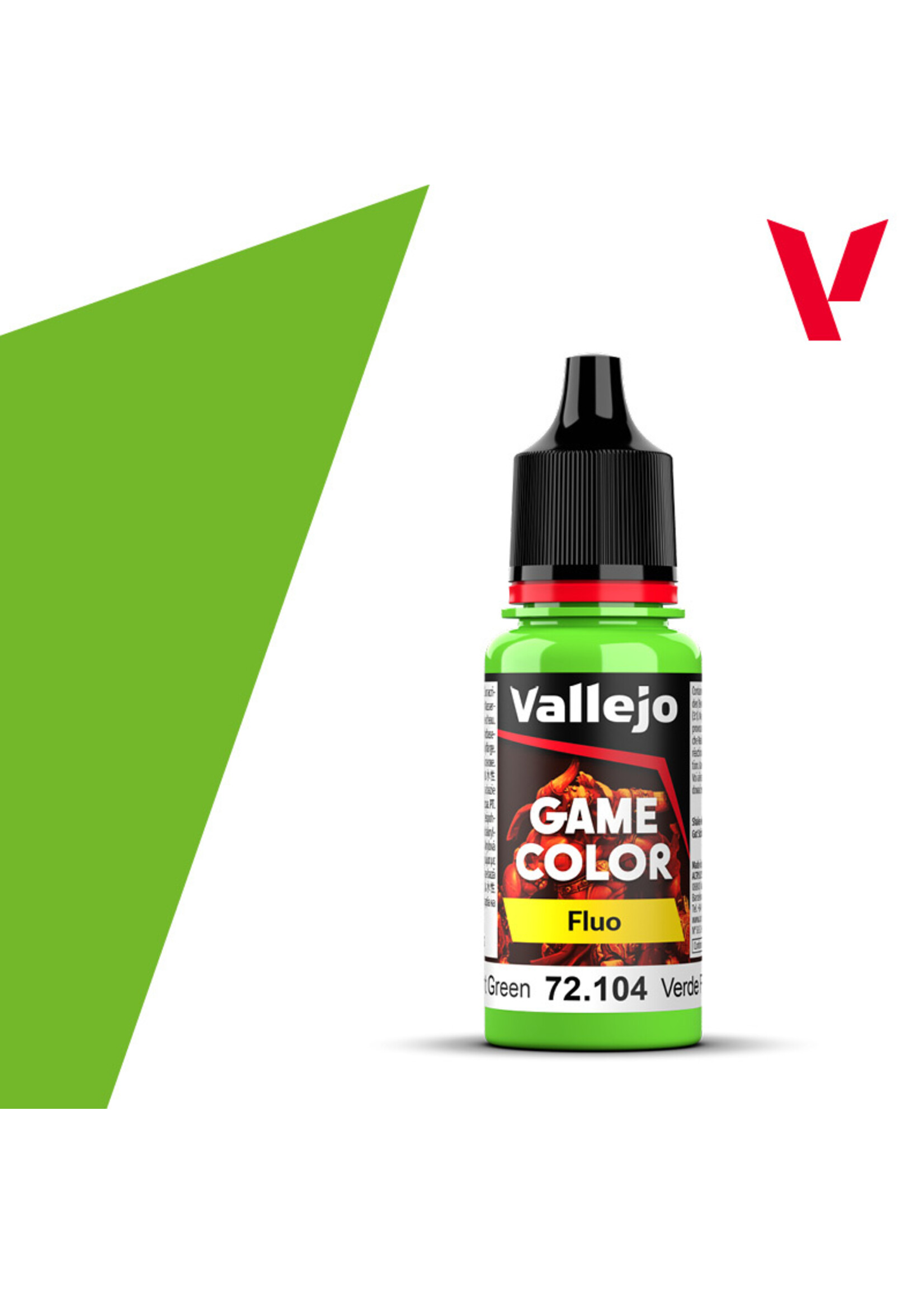 Vallejo Vallejo Game Color: Fluo. Green 72104