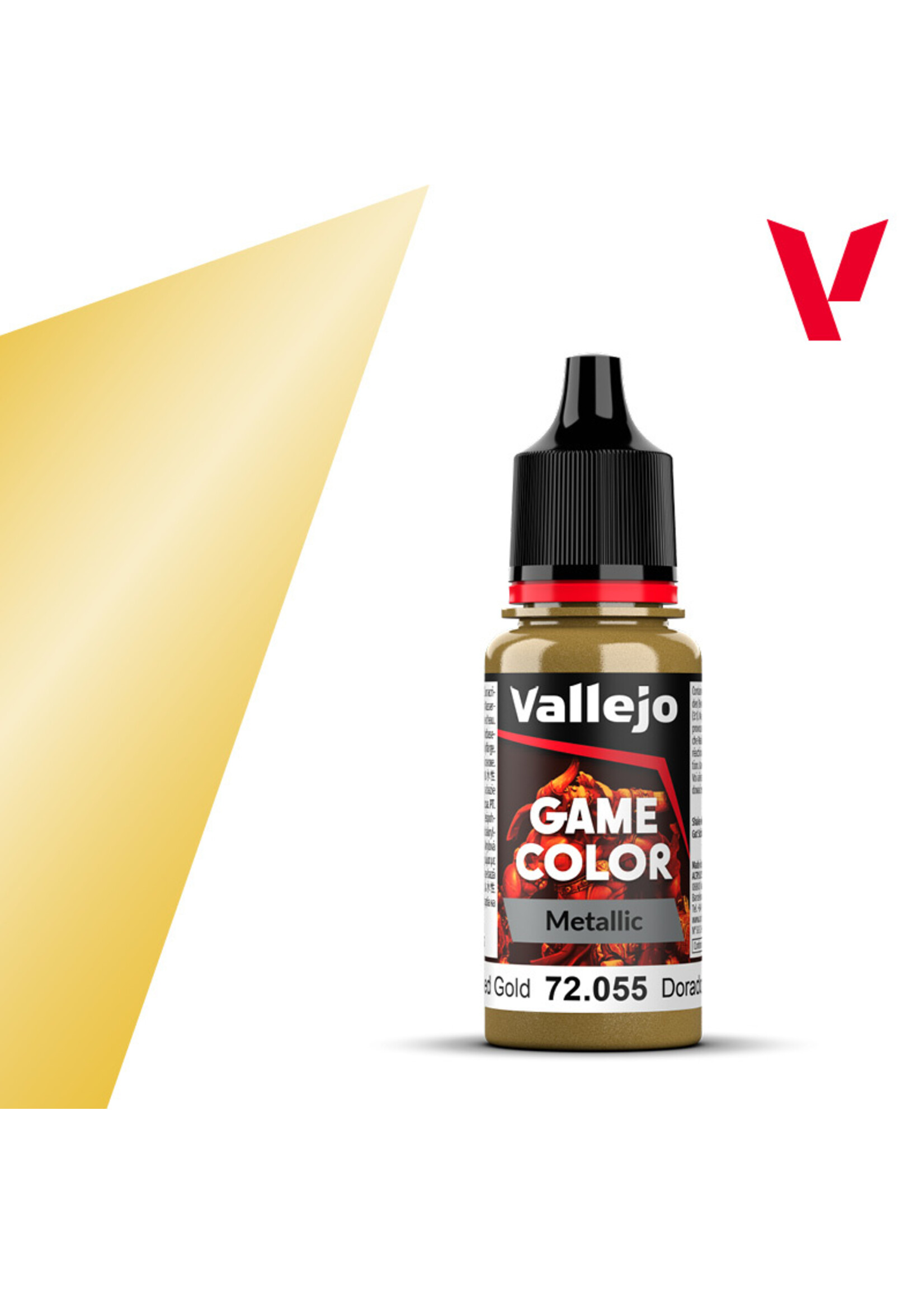 Vallejo Vallejo Game Color Metallic: Polished Gold