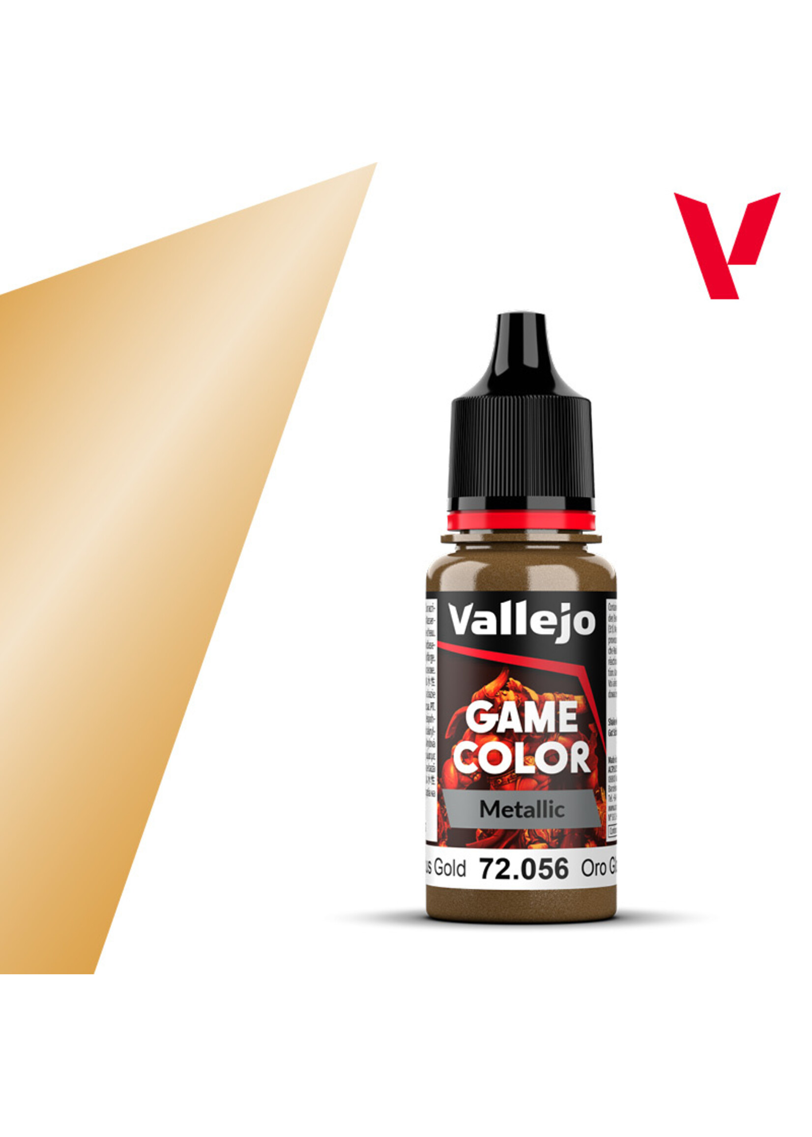 Vallejo Vallejo Game Color Metallic: Glorious Gold