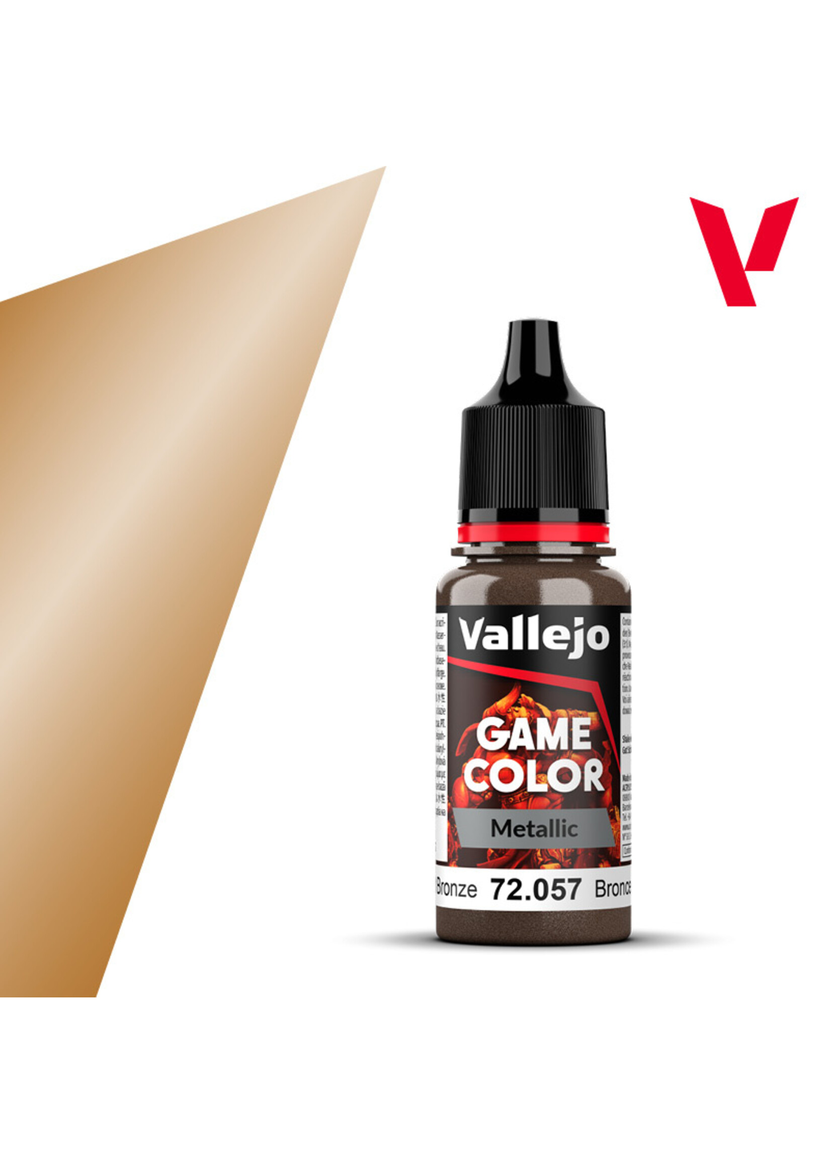 Vallejo Vallejo Game Color Metallic: Bright Bronze