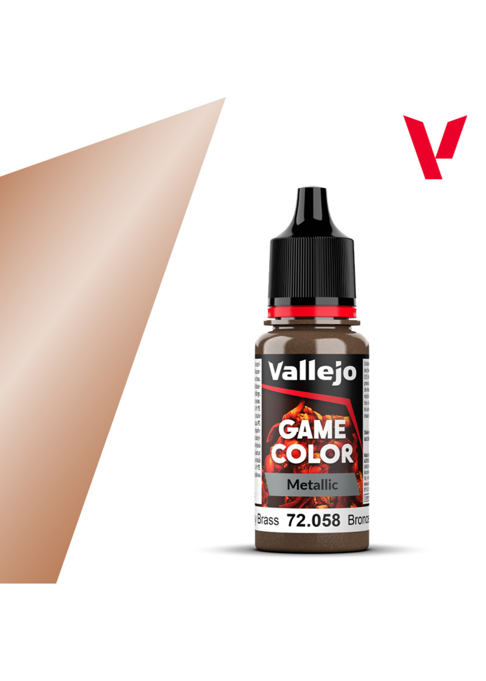 Vallejo Vallejo Game Color Metallic: Brassy Brass