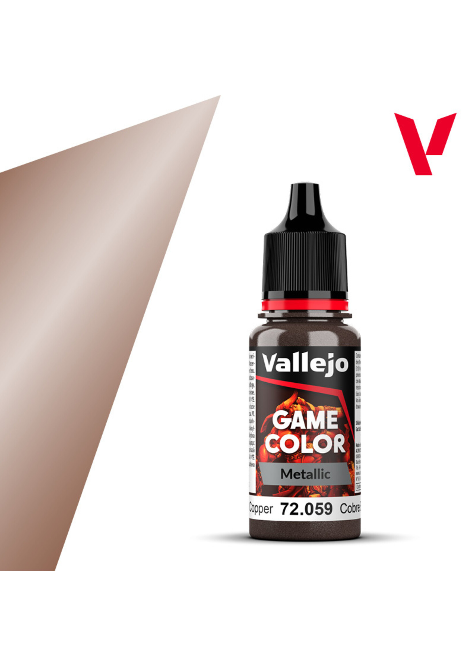 Vallejo Vallejo Game Color Metallic: Hammered Copper
