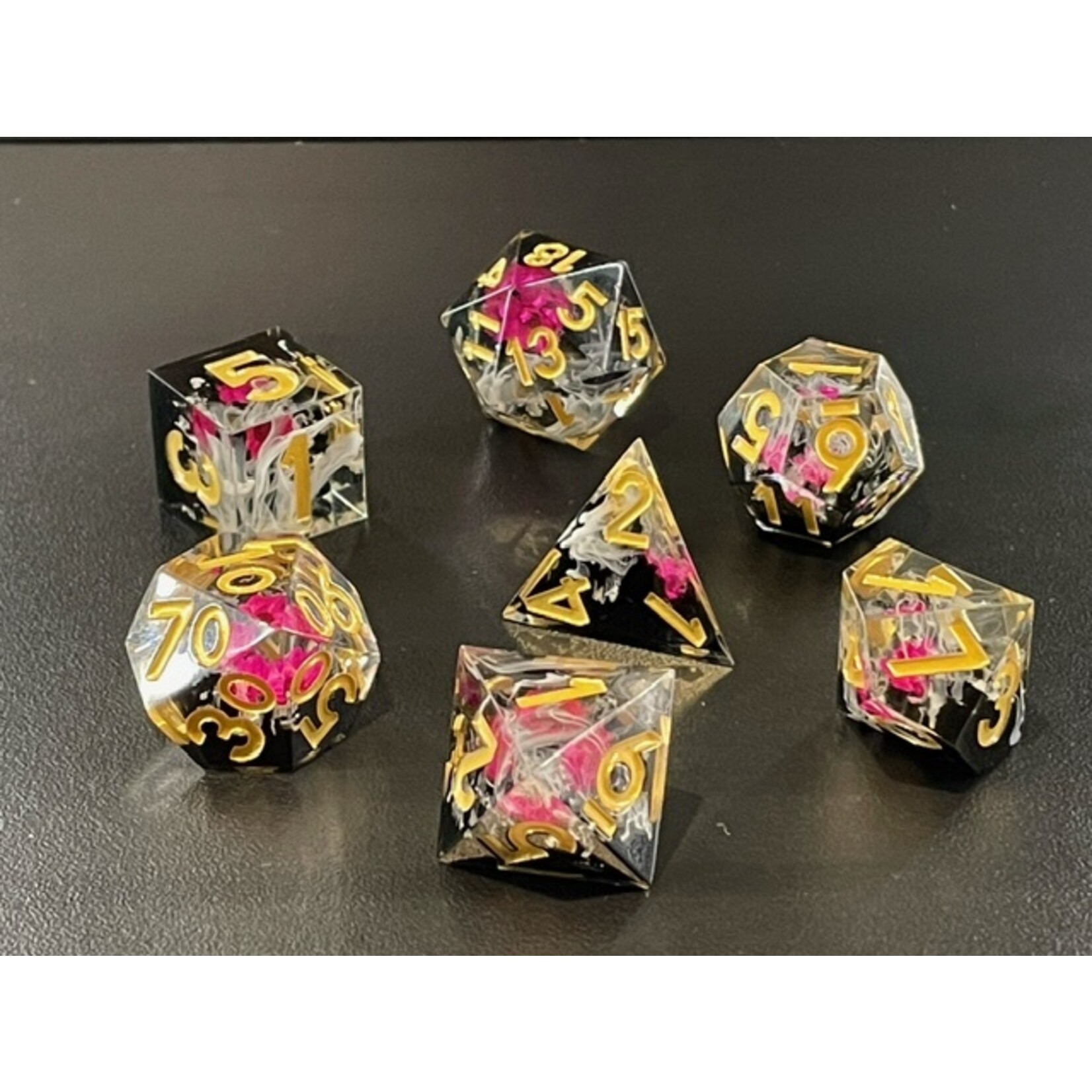 MagicVortex - Dice BitterBlossom - RPG 7pc Set