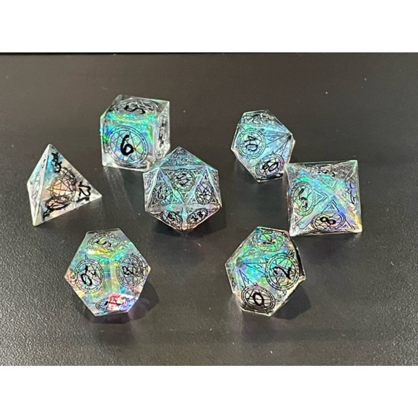 MagicVortex - Dice Galactic Glimmer - RPG 7pc Set