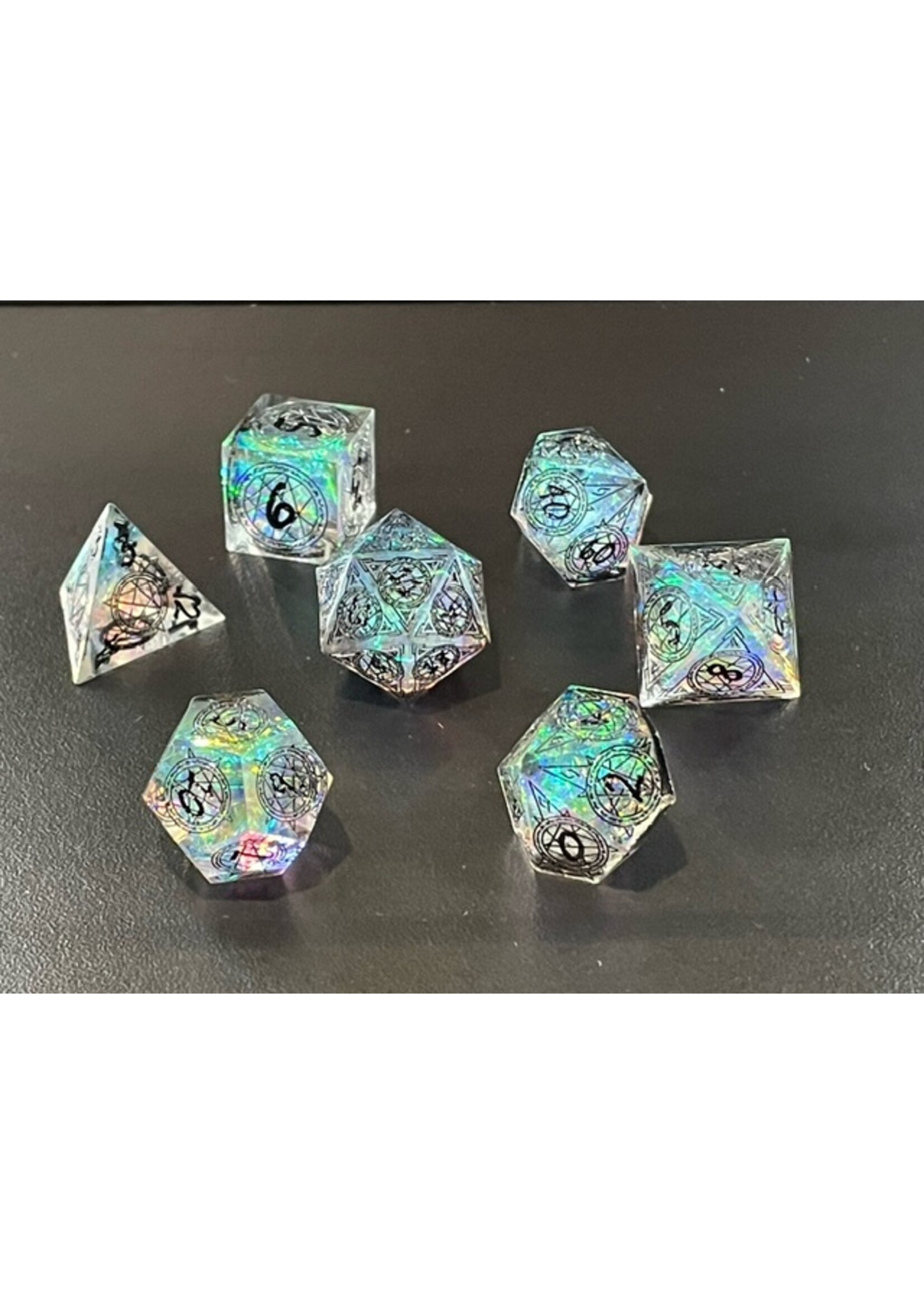 MagicVortex - Dice Galactic Glimmer - RPG 7pc Set