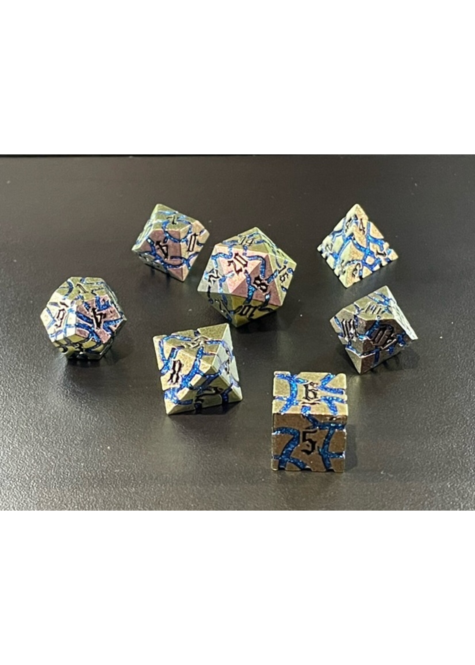 Dakota Irish Colour Shift Purple - 7pc dice set