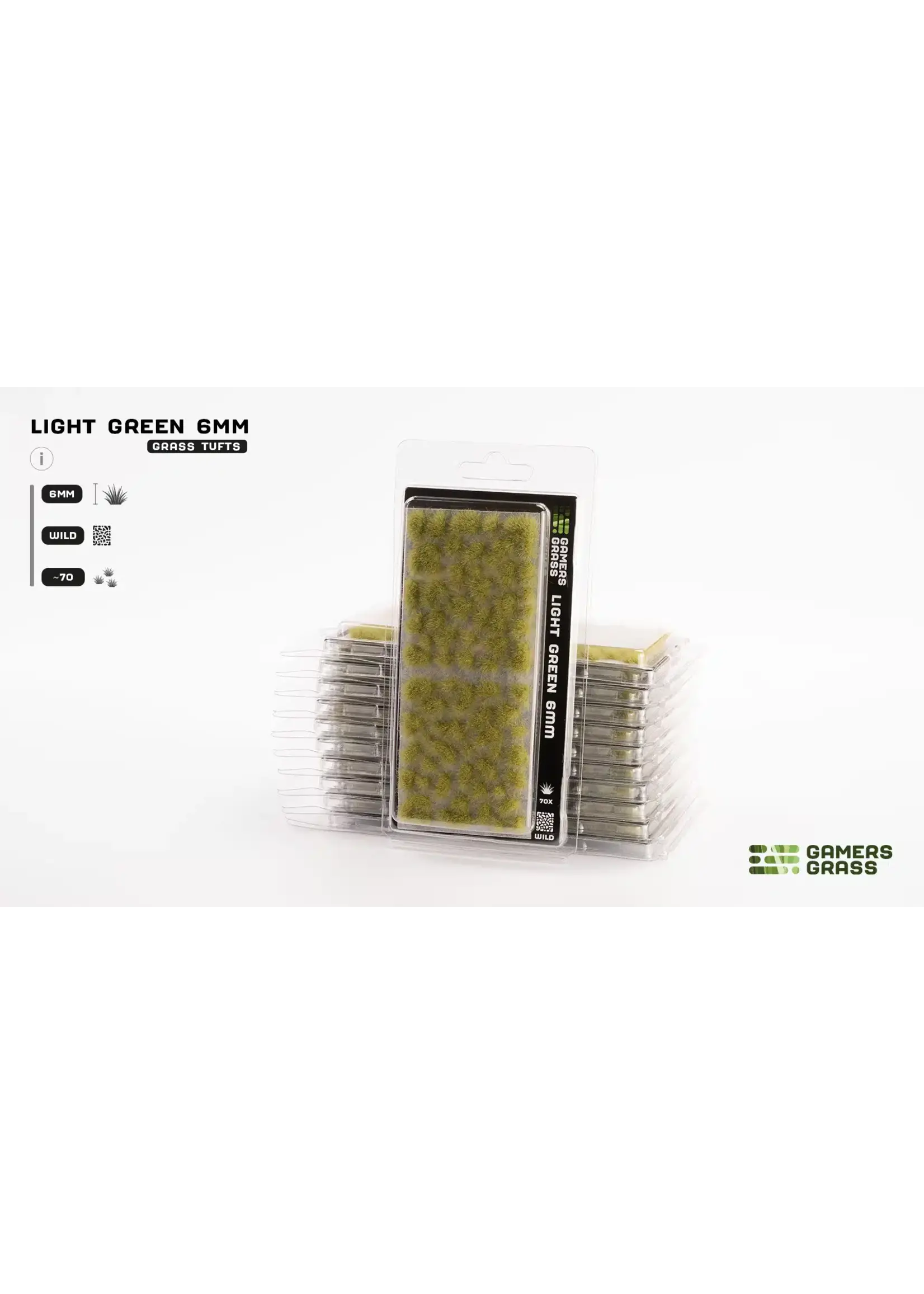GamersGrass Light Green - Wild - 6mm - GamersGrass