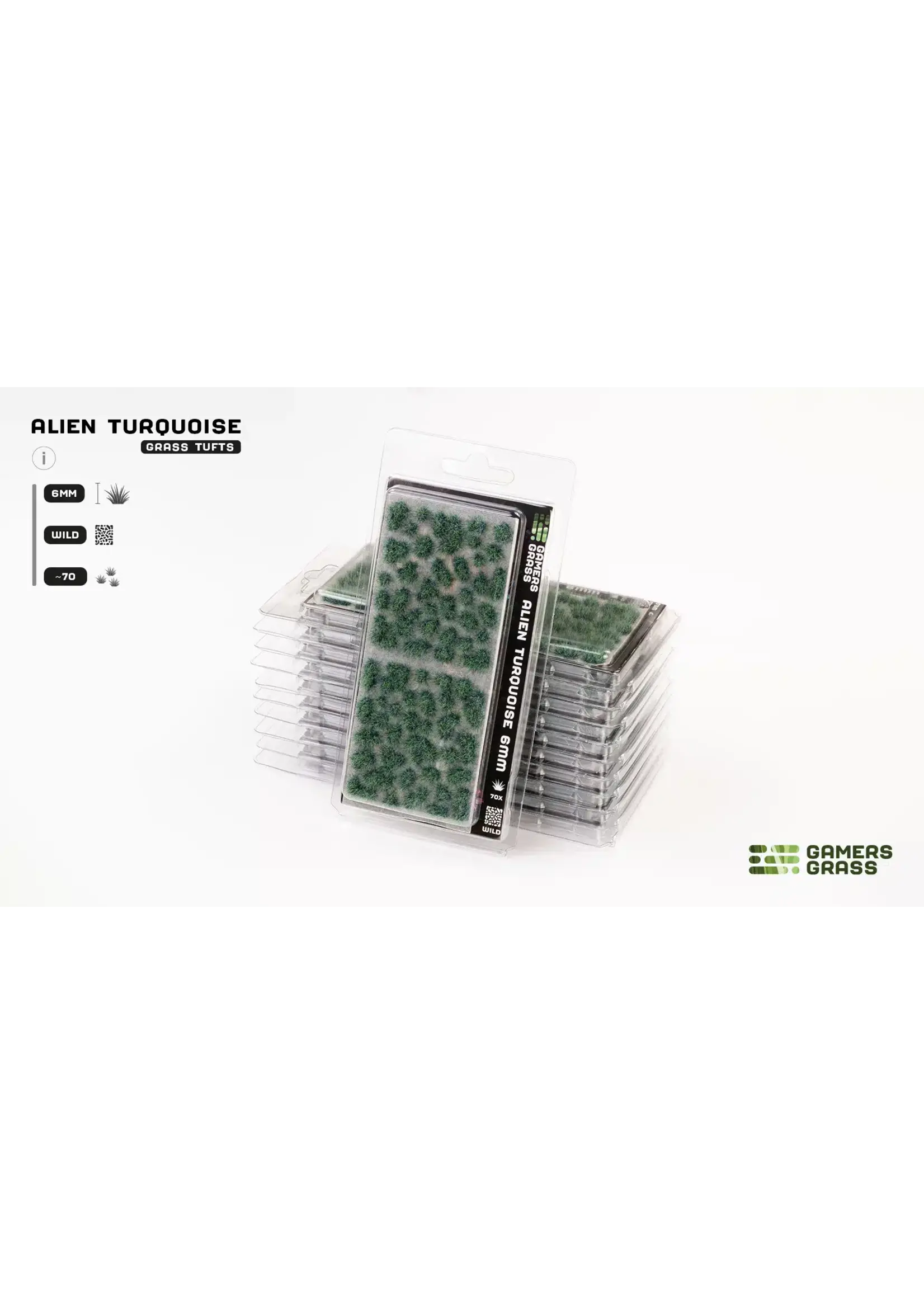 GamersGrass Alien Turquoise - Wild - 6mm - GamersGrass