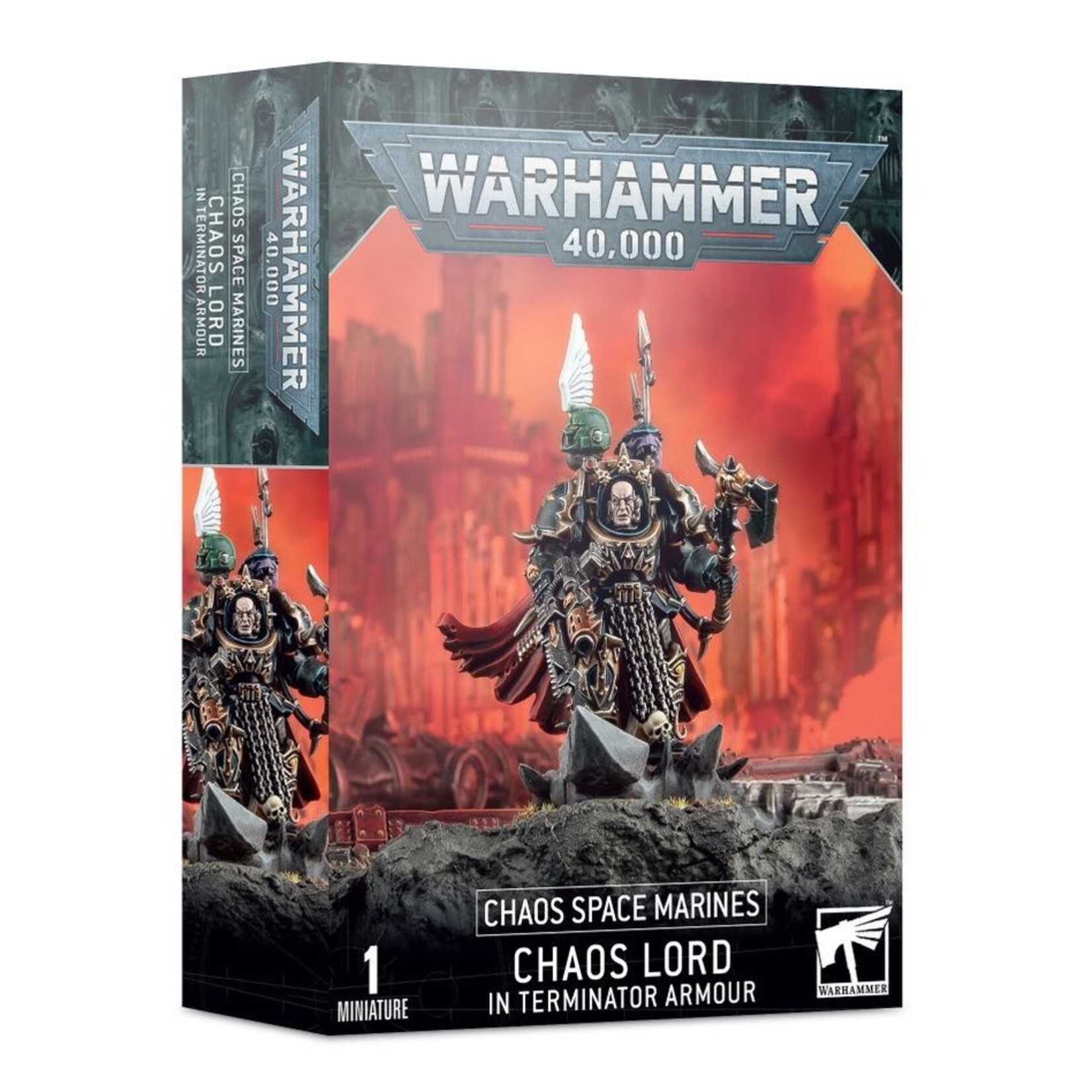 Warhammer: 40.000 Chaos Space Marines: Sorcerer / Chaos Lord in Terminator Armour