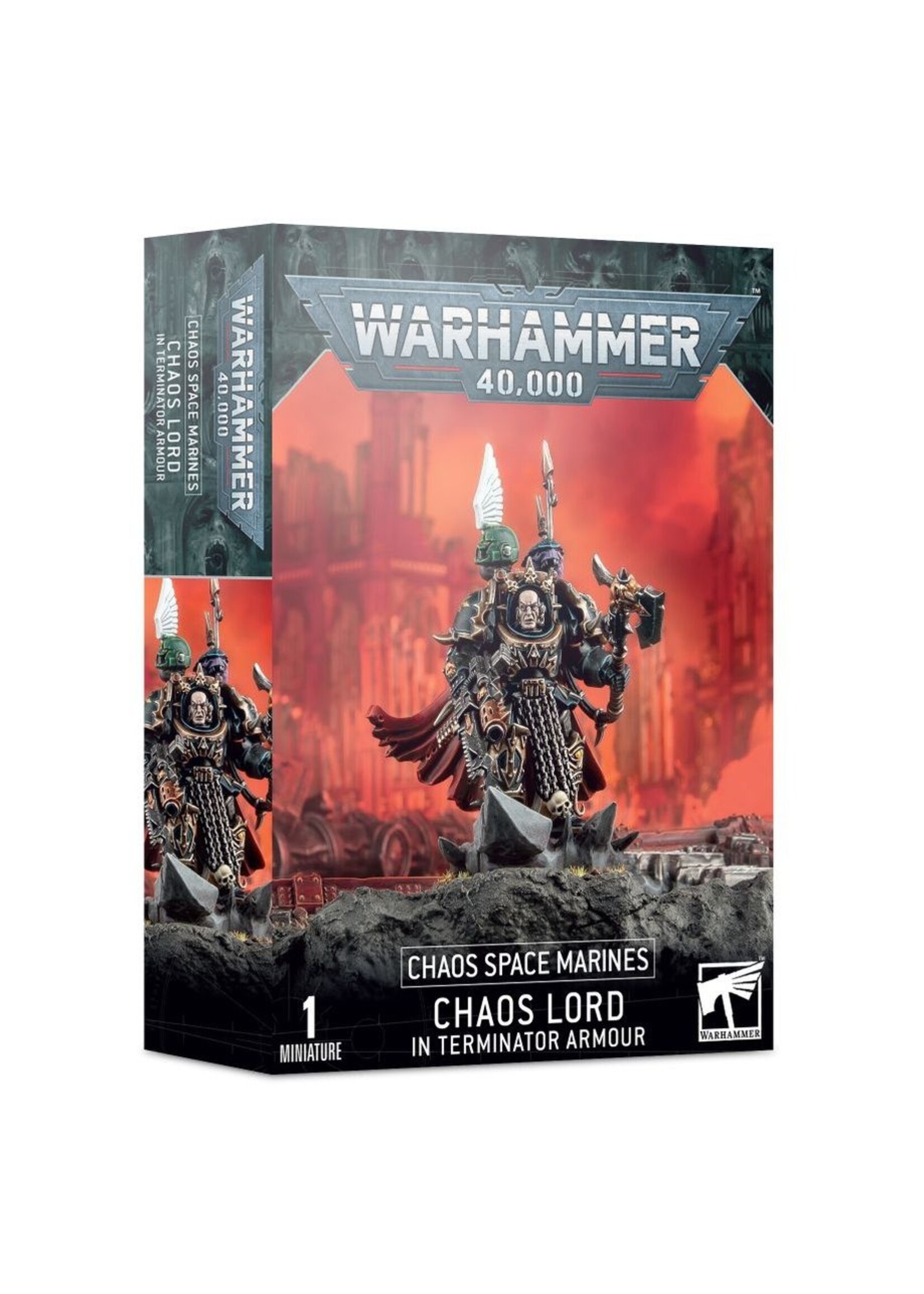 Warhammer: 40.000 Chaos Space Marines: Sorcerer / Chaos Lord in Terminator Armour