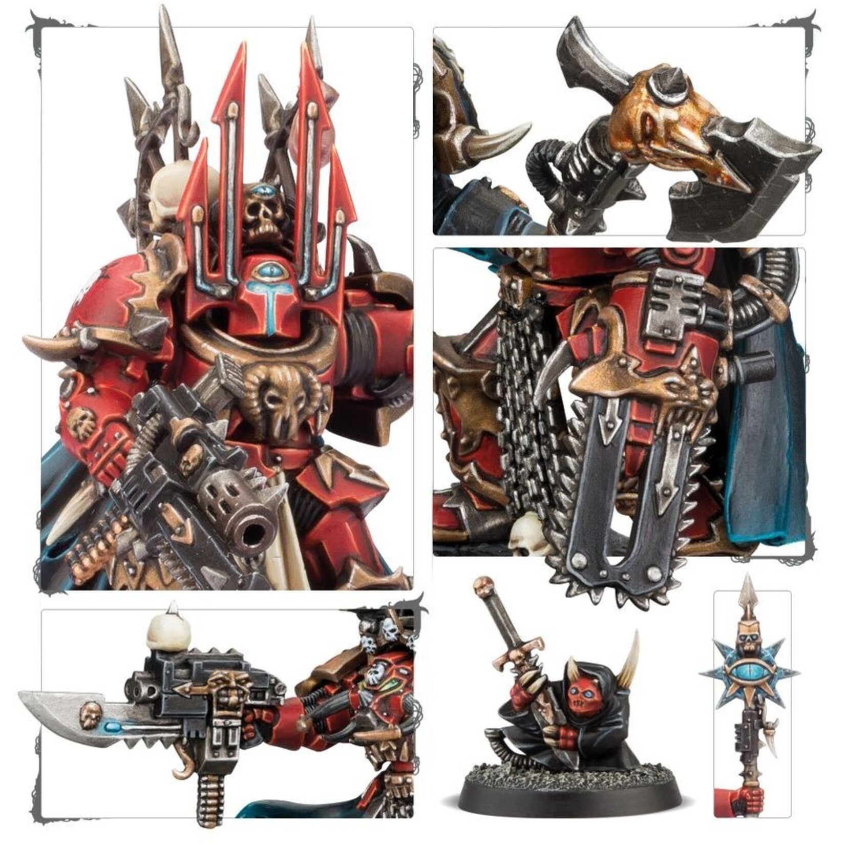 Warhammer: 40.000 Chaos Space Marines: Sorcerer / Chaos Lord in Terminator Armour