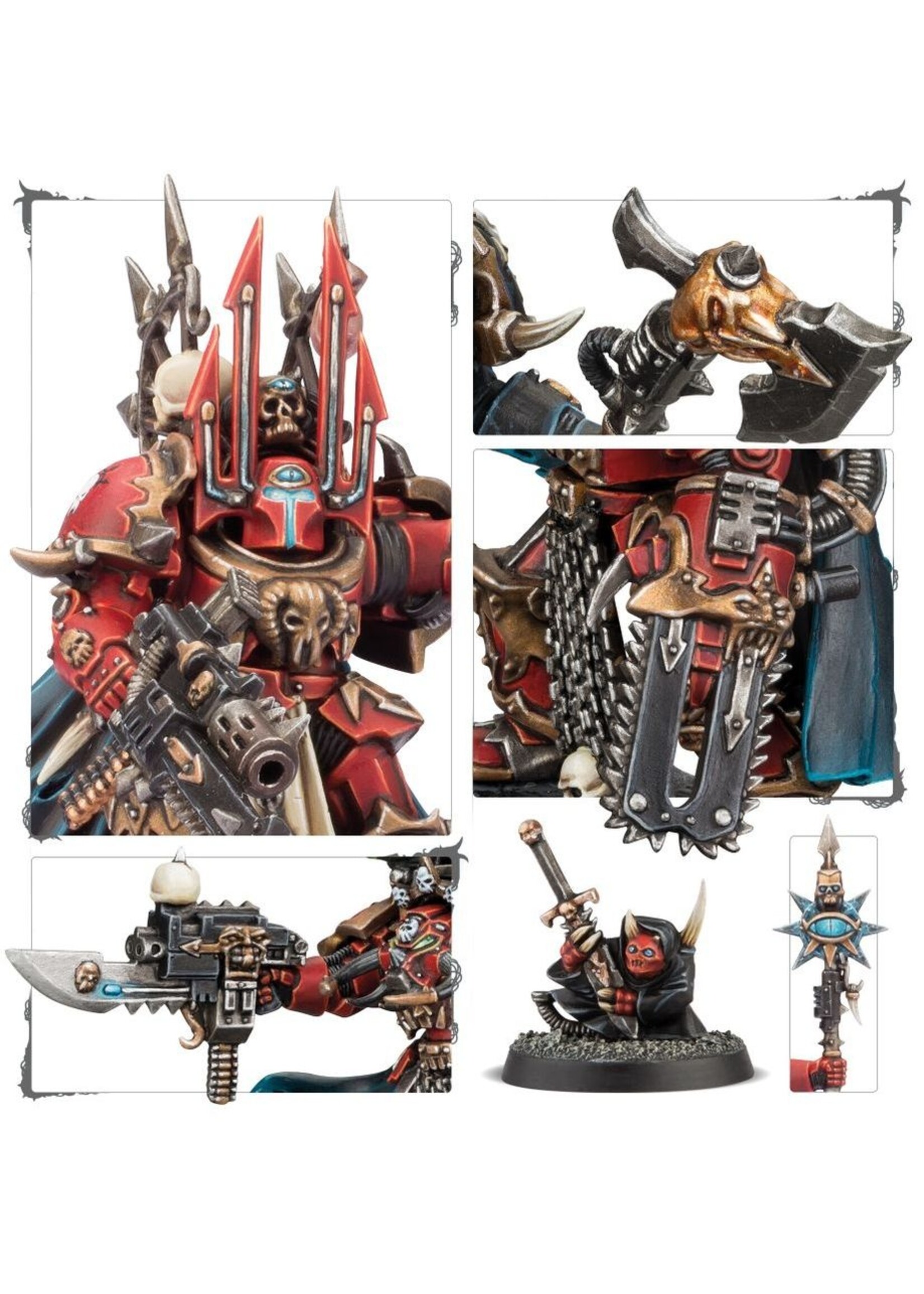 Warhammer: 40.000 Chaos Space Marines: Sorcerer / Chaos Lord in Terminator Armour