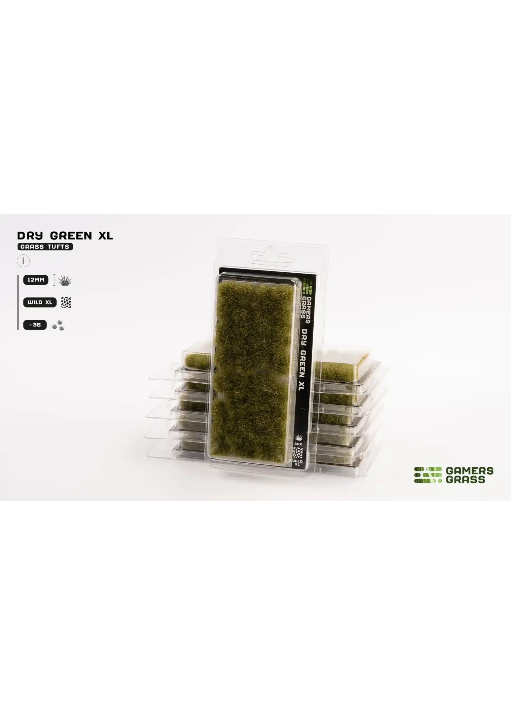 GamersGrass Dry Green XL - Wild - 12mm - GamersGrass