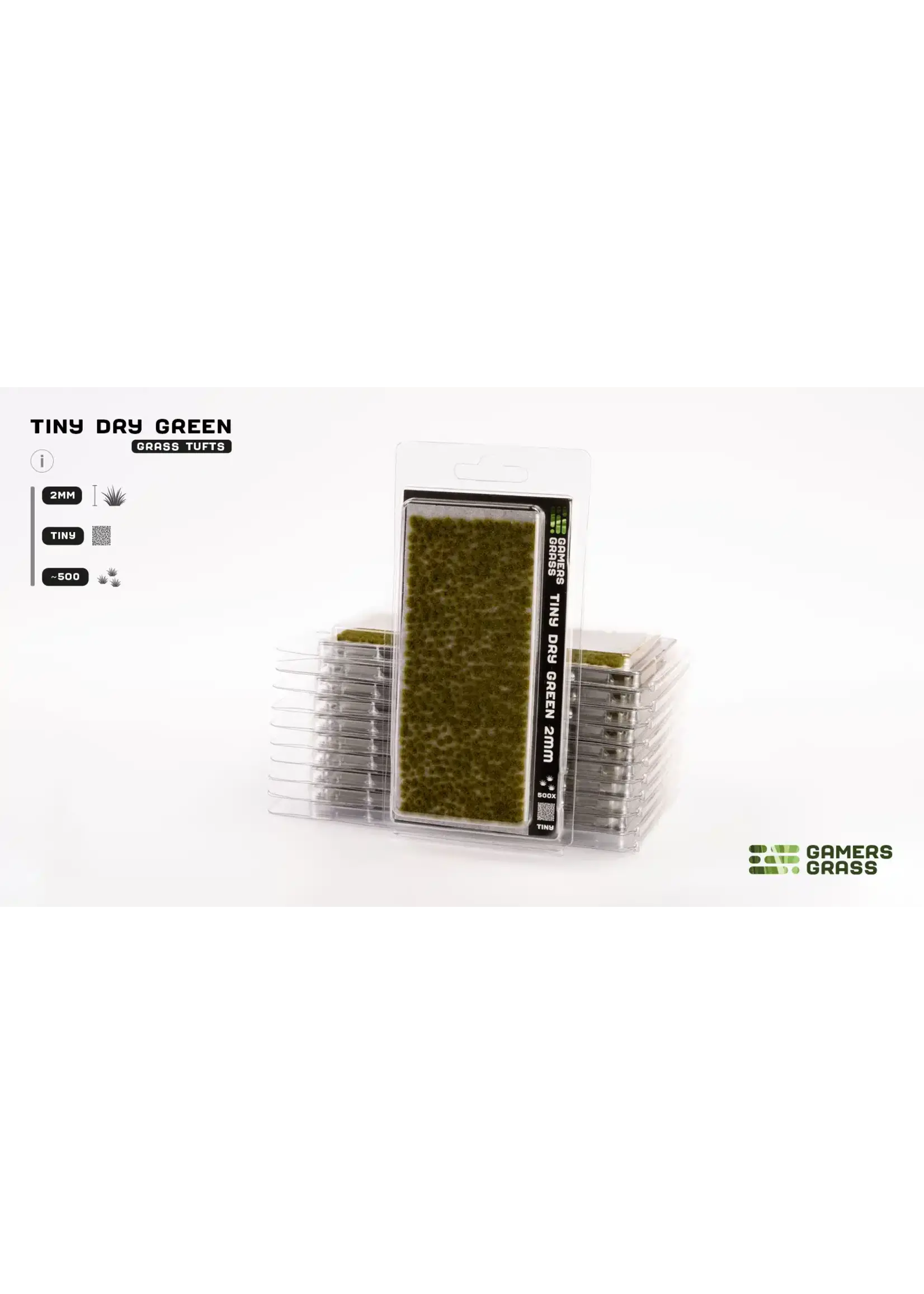 GamersGrass Dry Green - Tiny - 2mm - GamersGrass