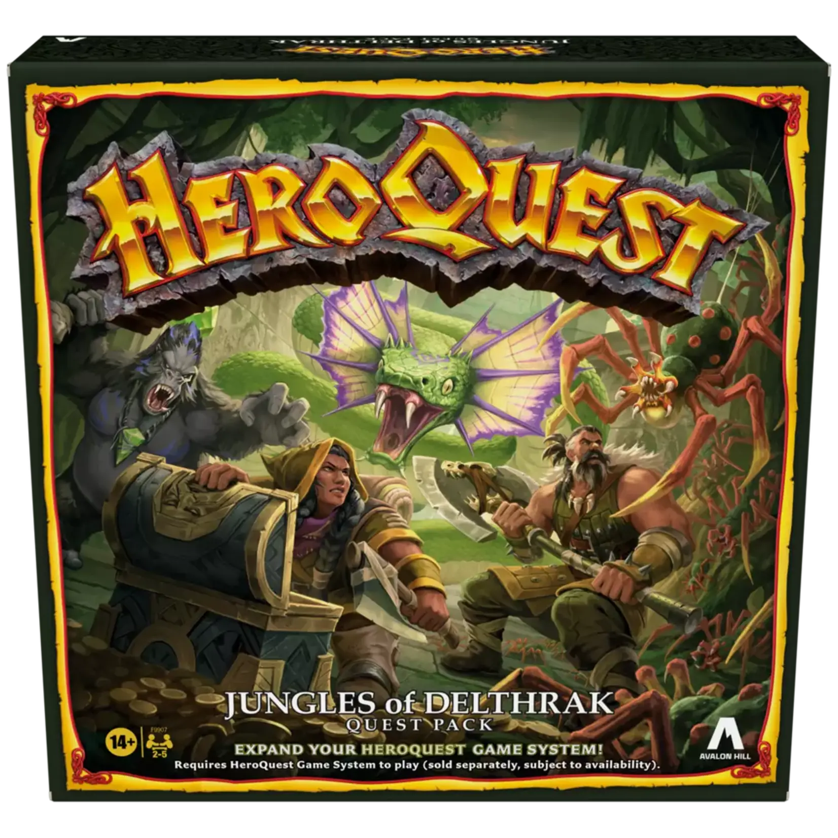 Avalon Hill Heroquest - Jungles Of Delthrak Quest Pack - EN