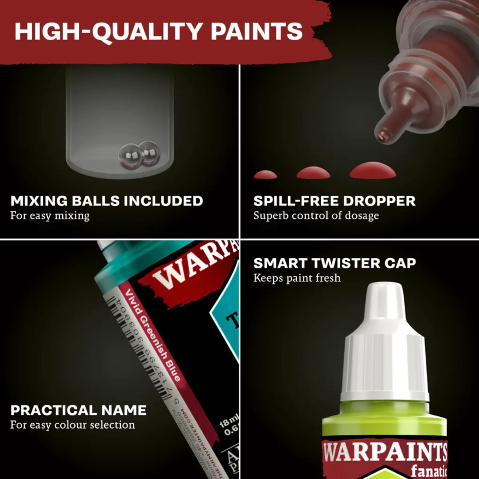 the army painter The Army PainteR:  Warpaints Fanatic Wargamers Paint Set