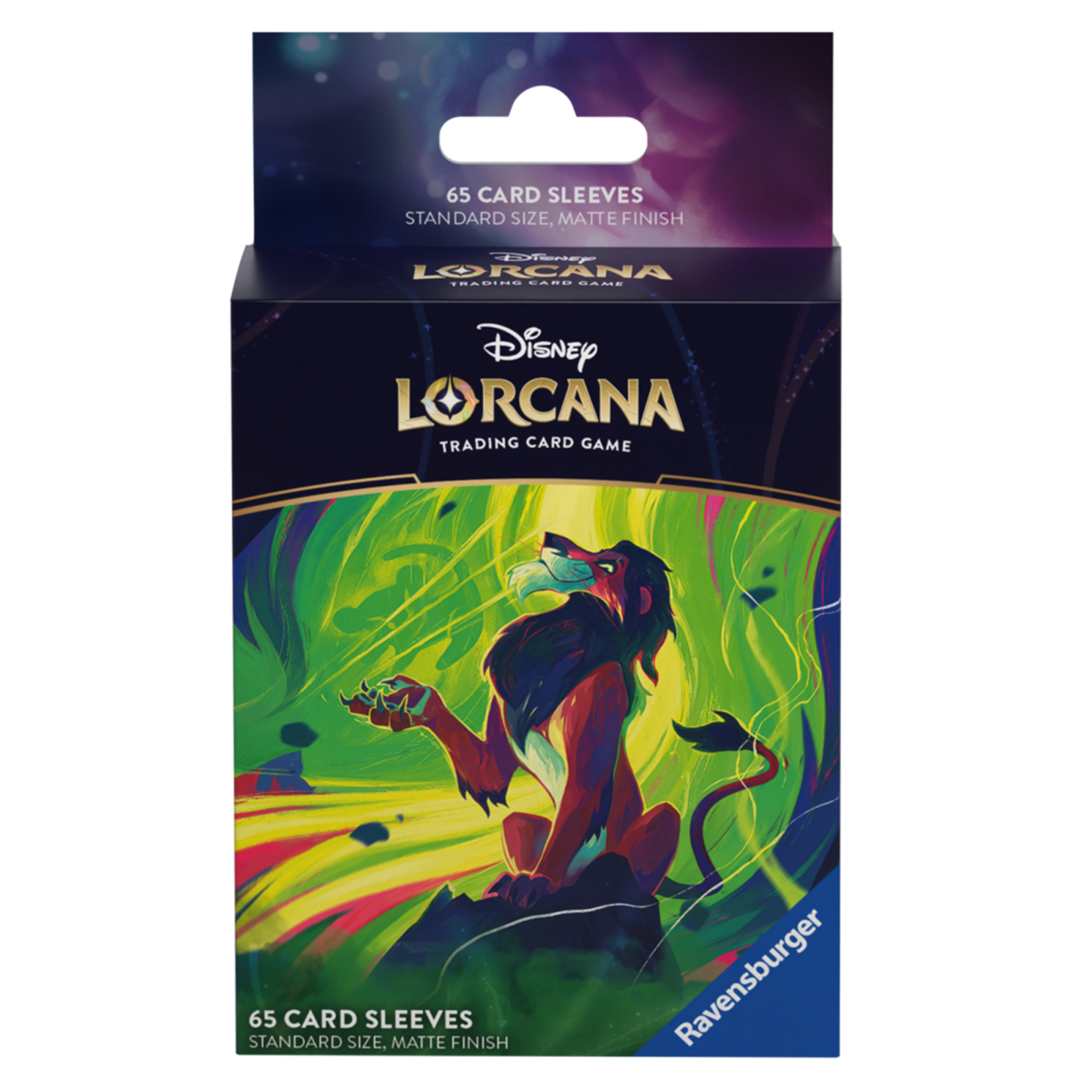 Lorcana Lorcana:  Sleeves - Azurite Sea - "Scar - Vengeful Lion"