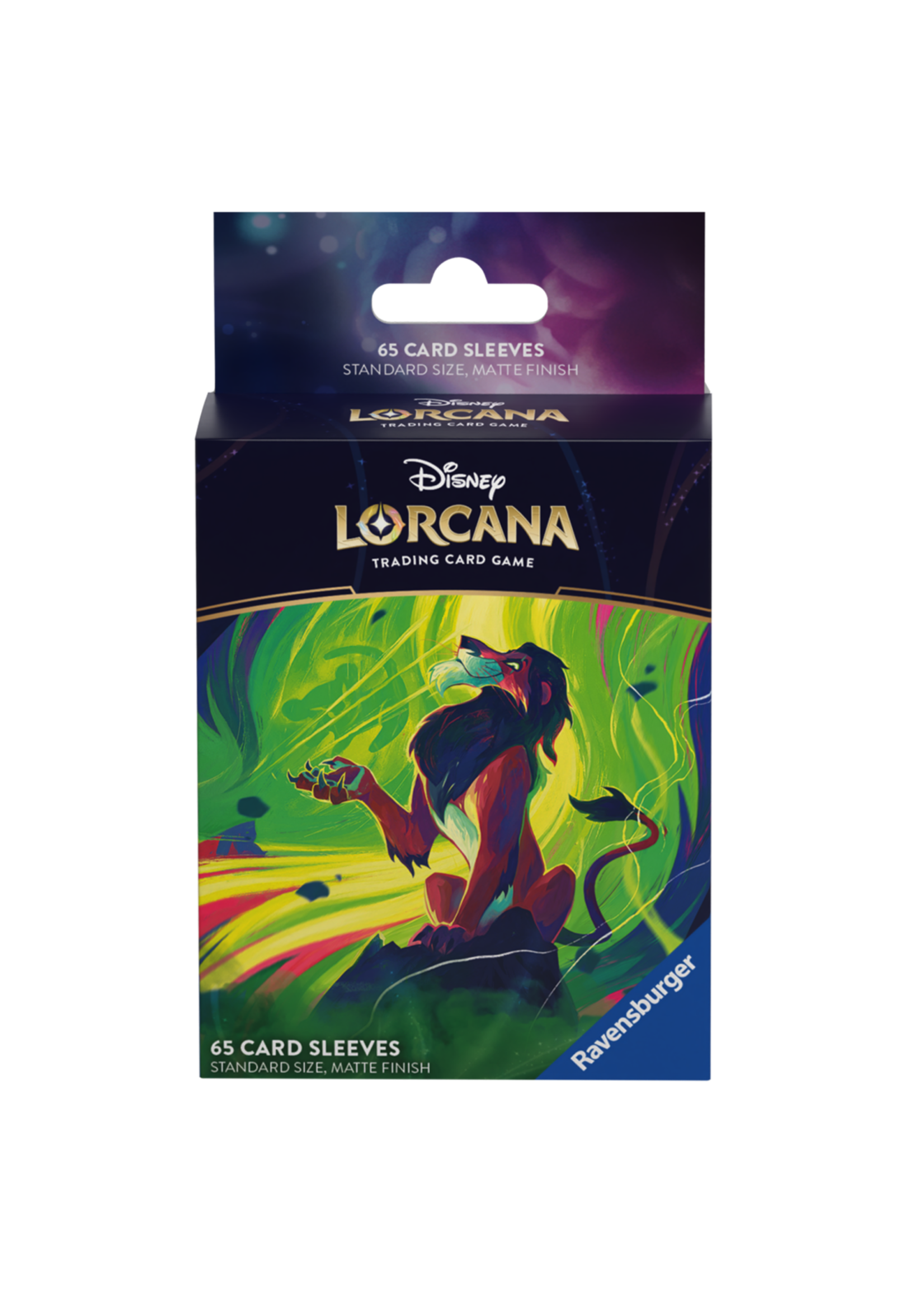 Lorcana Lorcana:  Sleeves - Azurite Sea - "Scar - Vengeful Lion"
