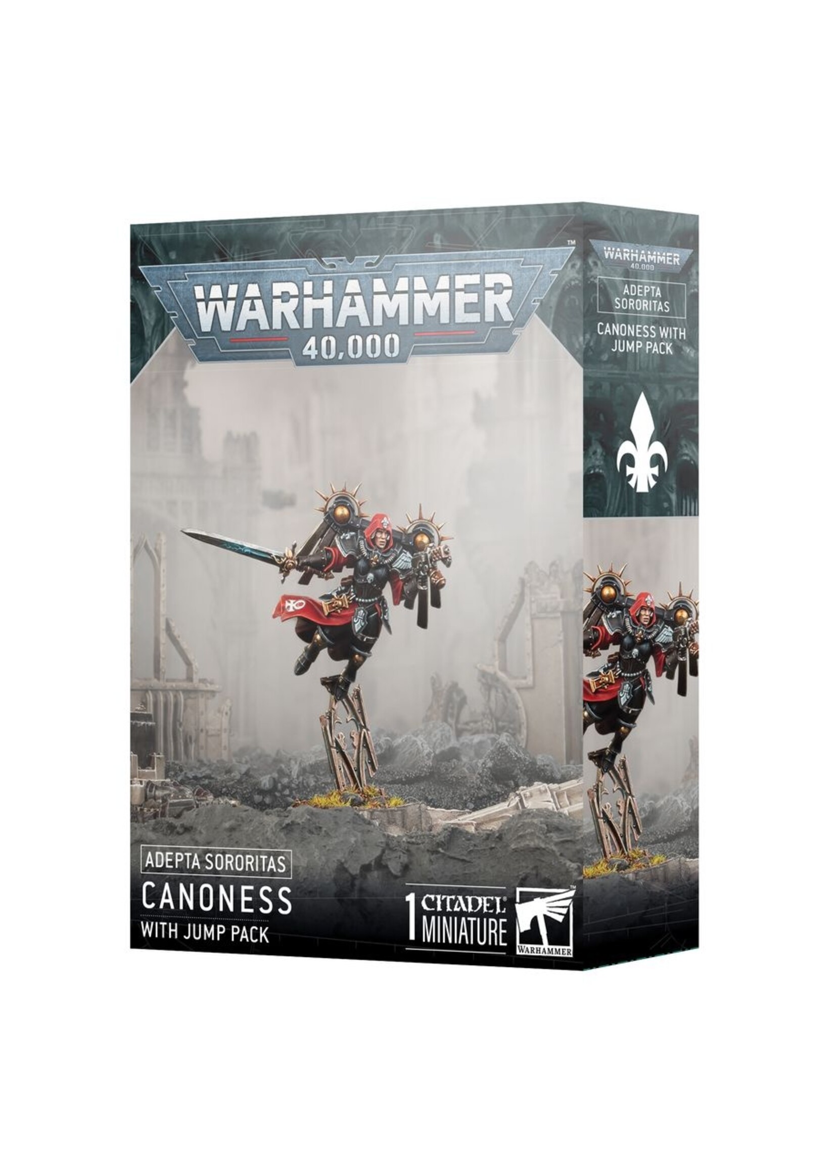 Warhammer: 40.000 Adpta Sororitas: Canoness With jump Pack