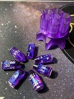 MagicVortex - Dice Violet Vengeance - 7pc Dice Set