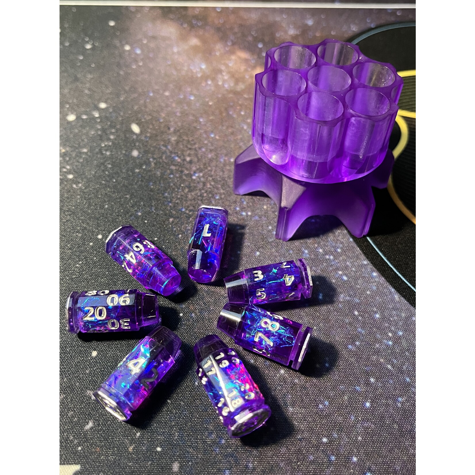 MagicVortex - Dice Violet Vengeance - 7pc Dice Set