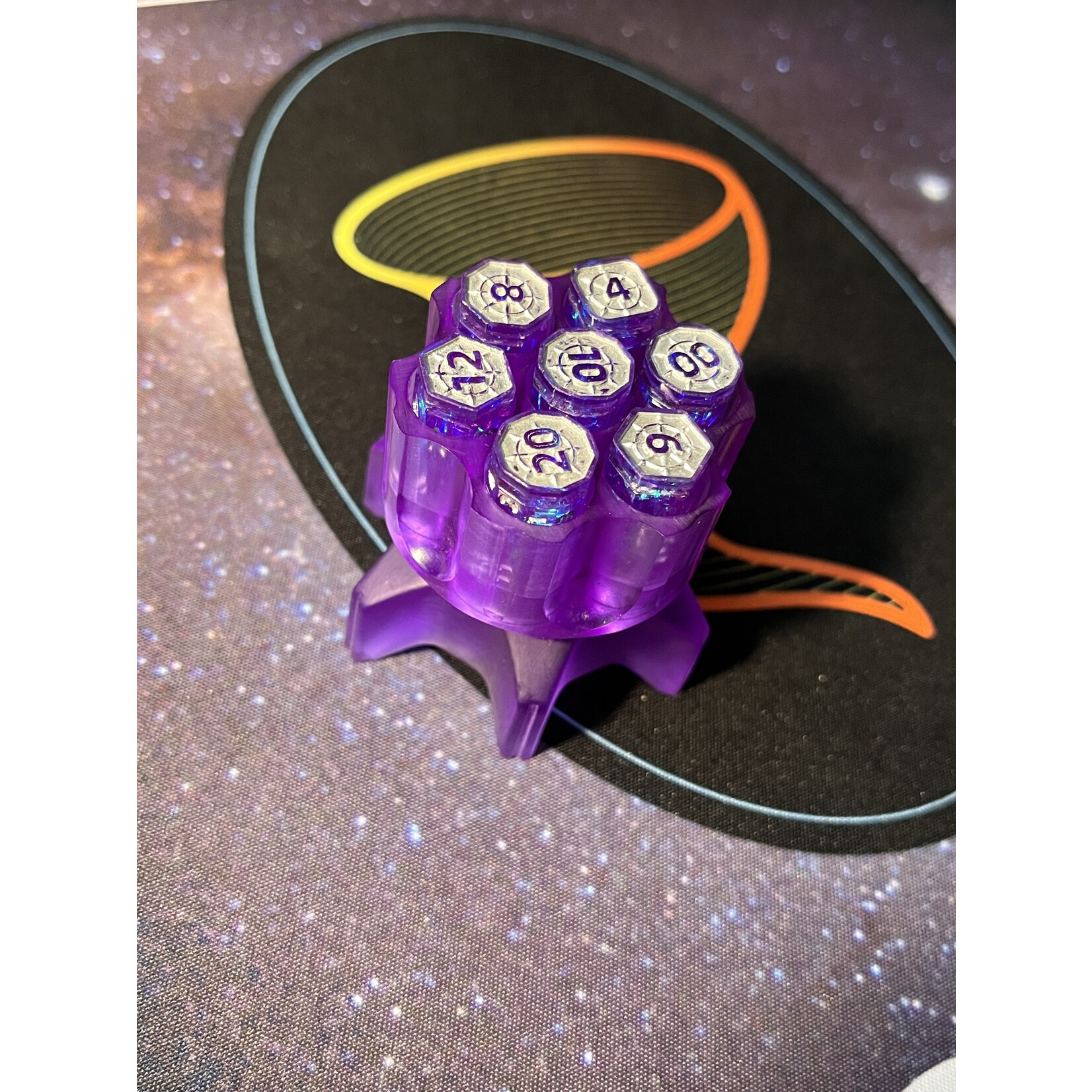 MagicVortex - Dice Violet Vengeance - 7pc Dice Set