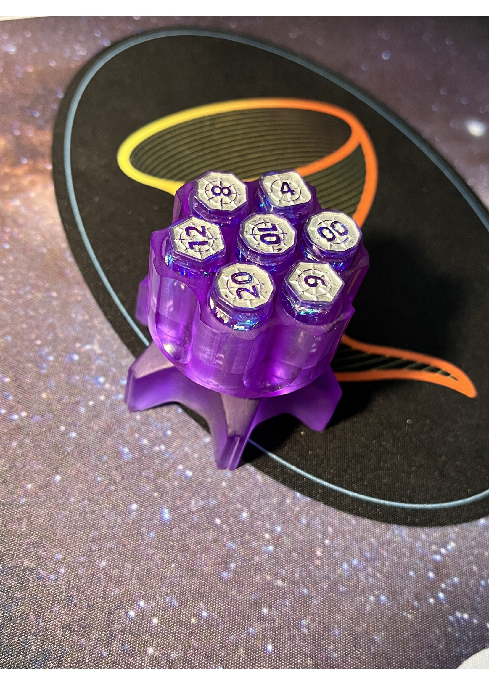 MagicVortex - Dice Violet Vengeance - 7pc Dice Set