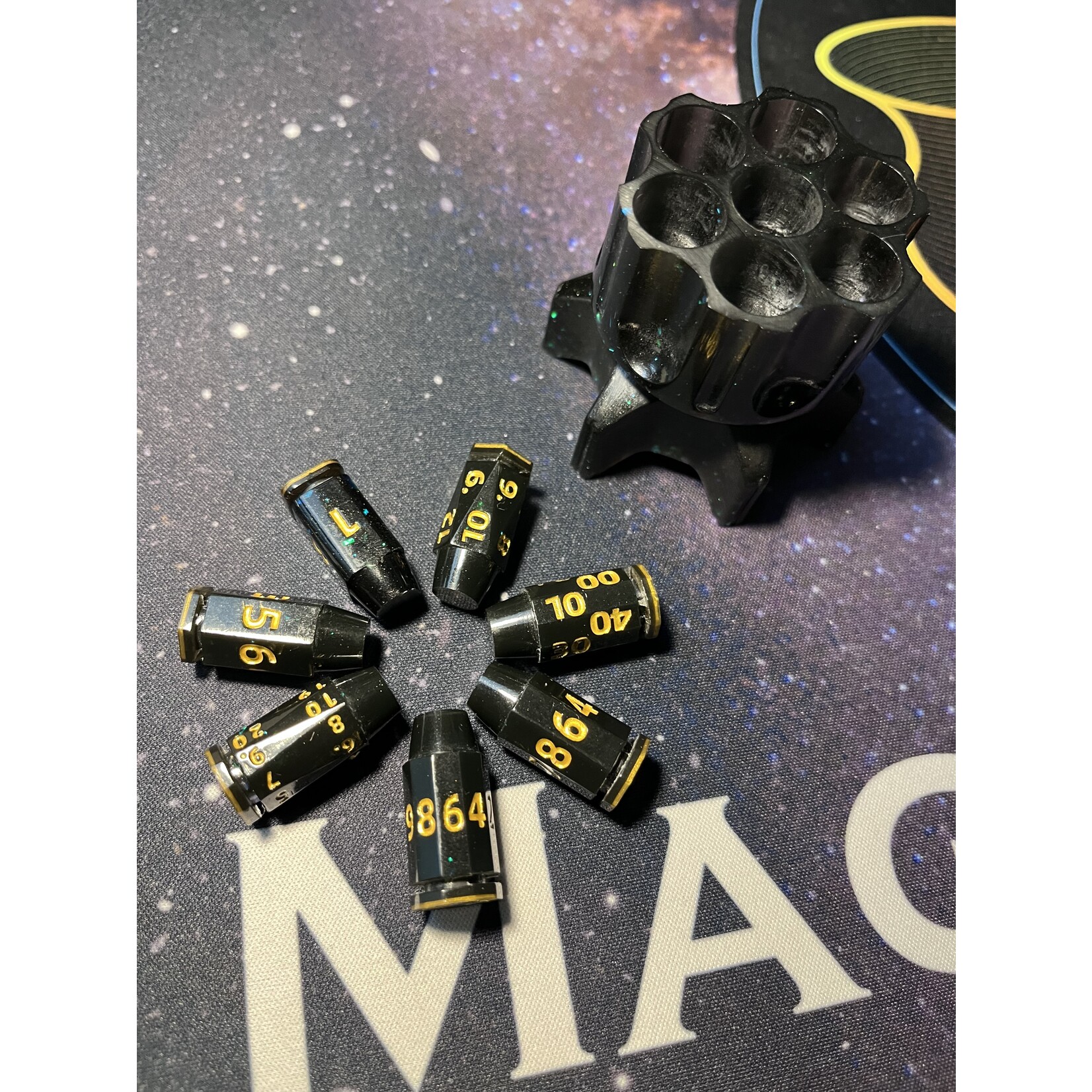 MagicVortex - Dice Bullet & Barrel - 7pc Dice Set