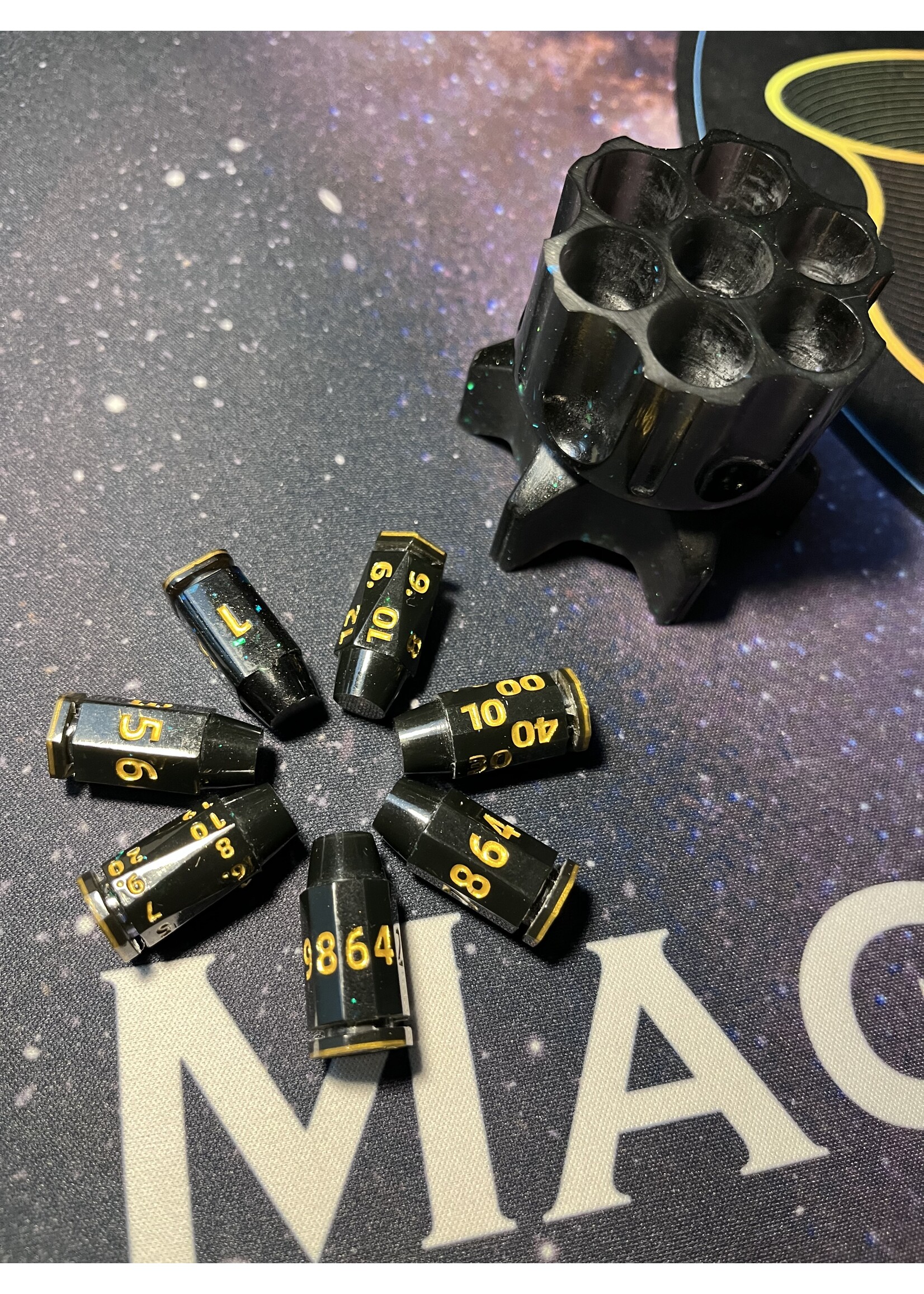 MagicVortex - Dice Bullet & Barrel - 7pc Dice Set