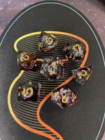 MagicVortex - Dice Bloody Skulls - 7pc Dice Set