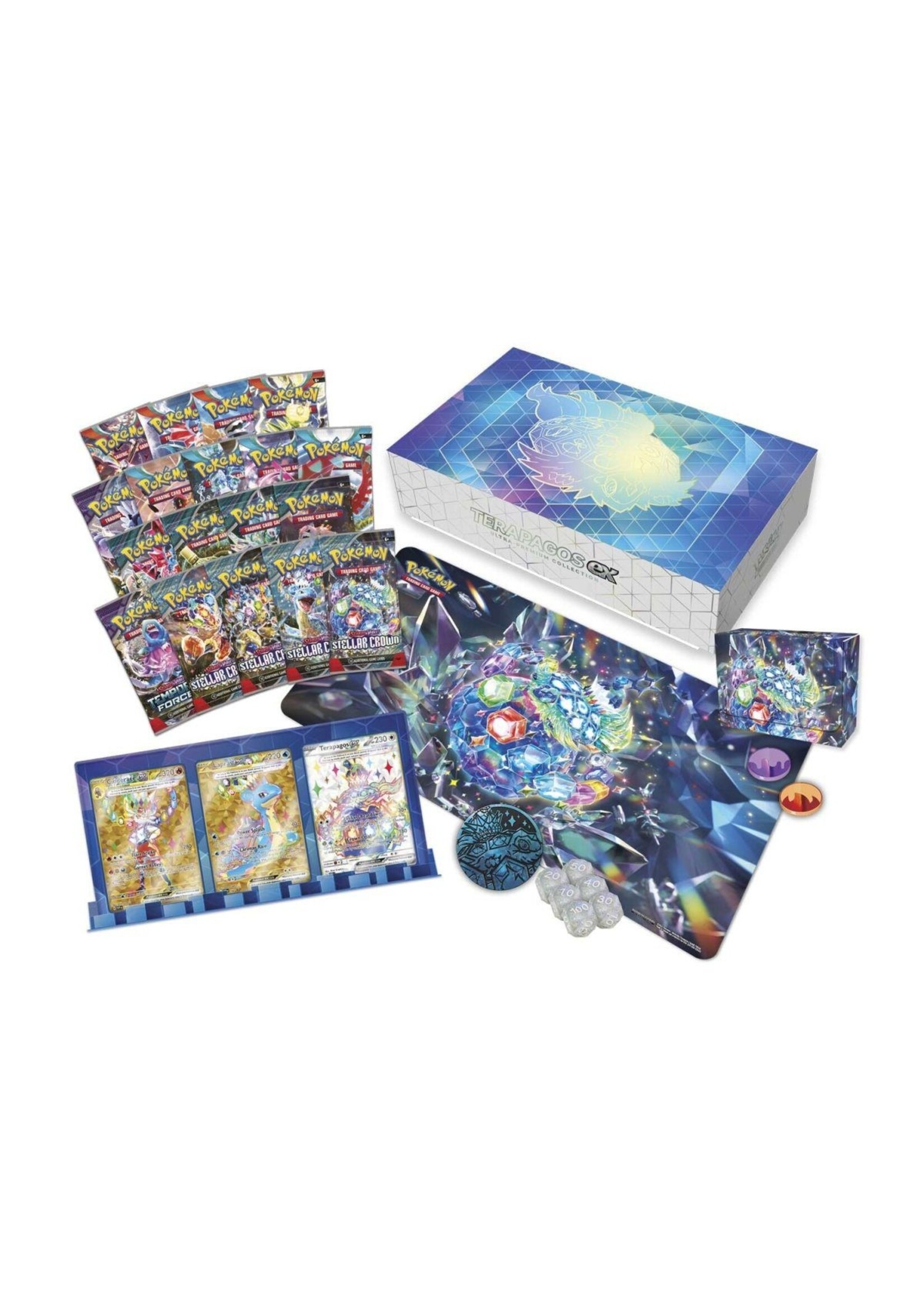 Pokémon Terapagos EX Ultra Premium Collection