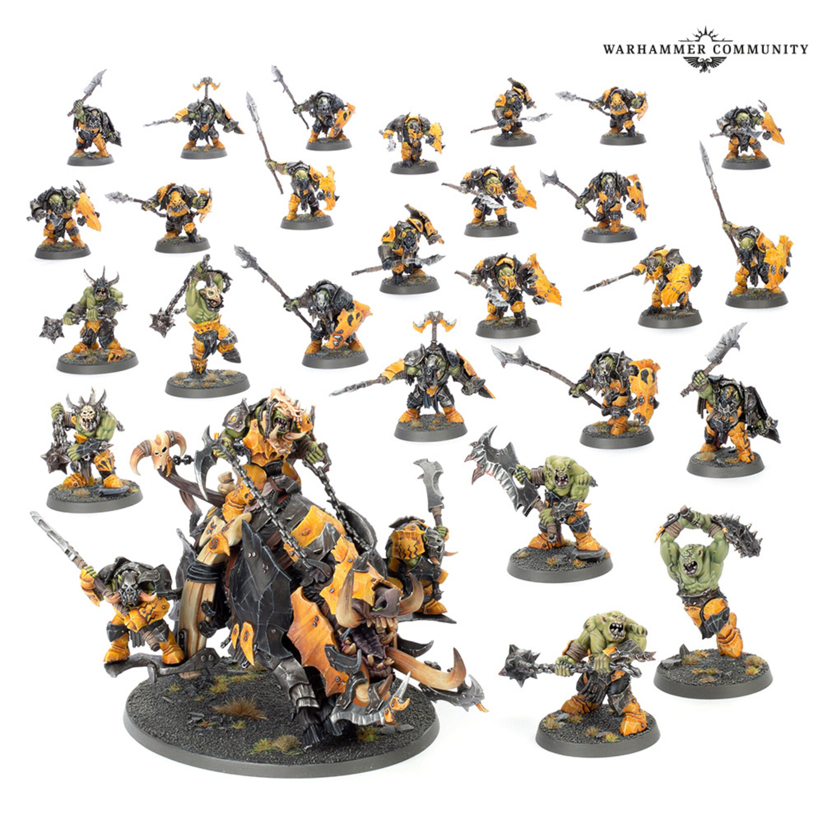 Warhammer: age of sigmar Ironjawz: Wrekkamob