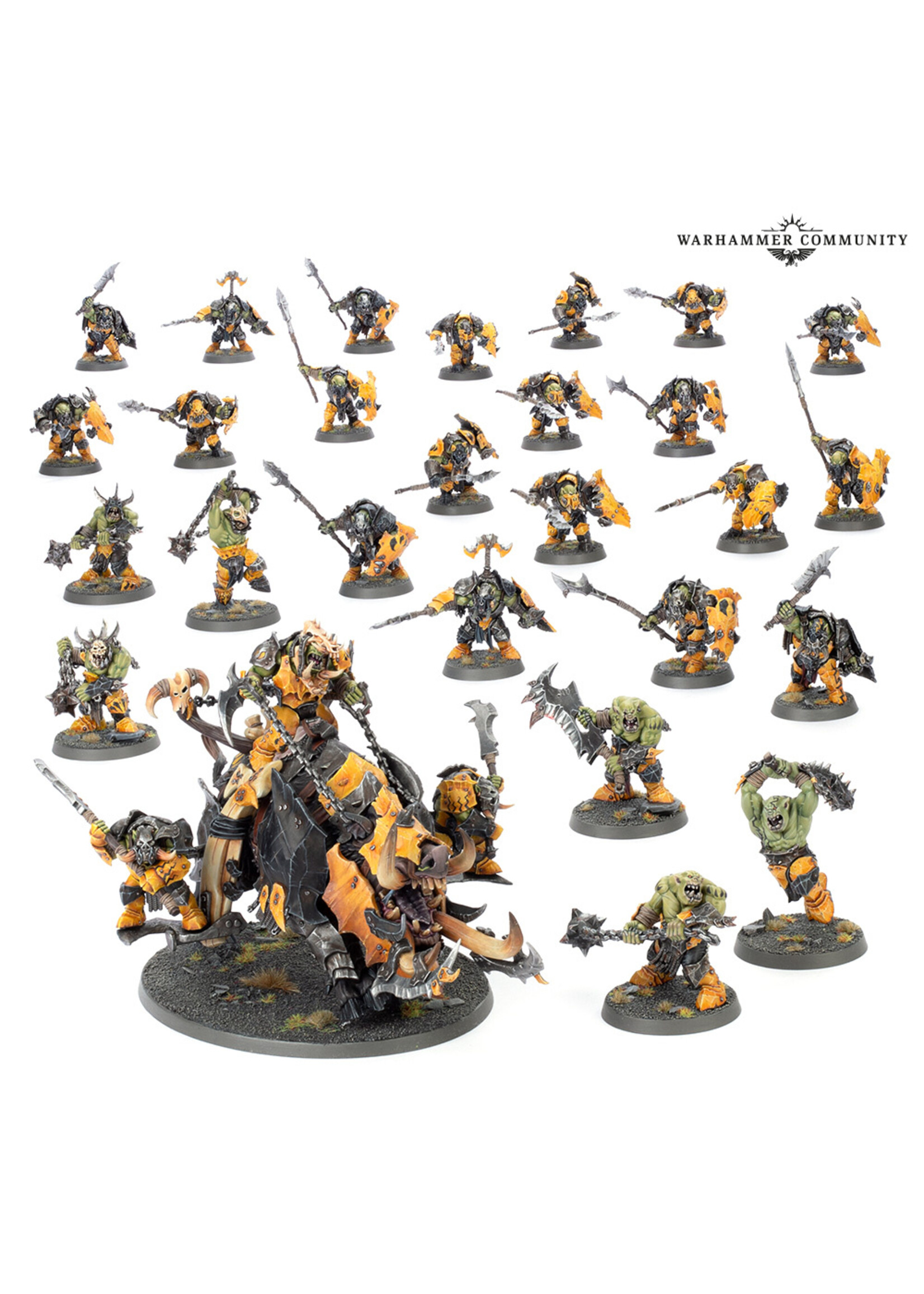 Warhammer: age of sigmar Ironjawz: Wrekkamob