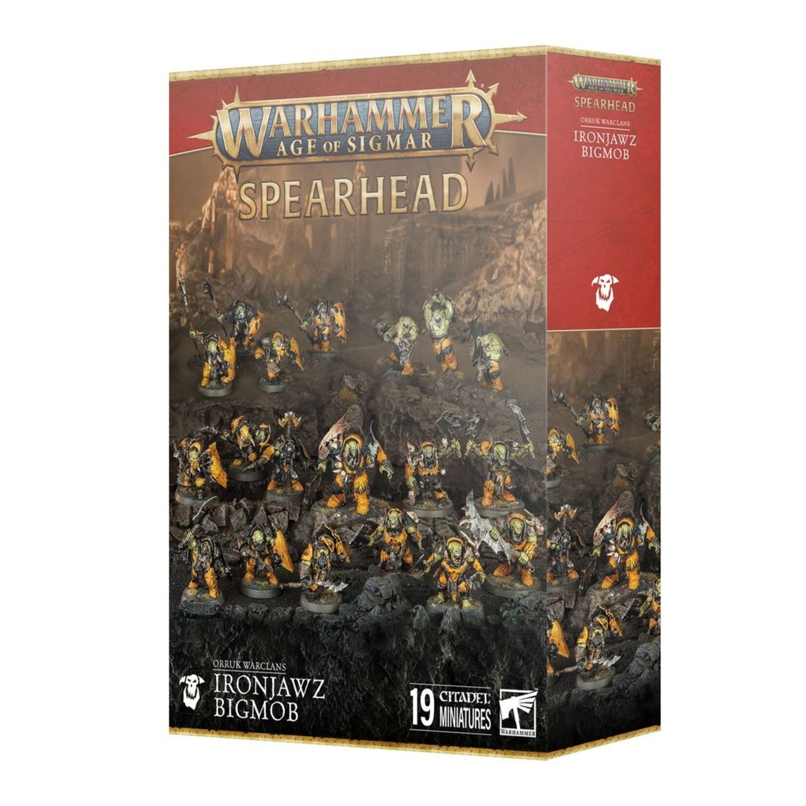 Warhammer: Age of Sigmar Spearhead: Orruk Warclans Ironjawz Bigmob