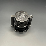 MagicVortex - Dice Spinning Revolver Metal Bullet RPG Dice Set of 7 - Black