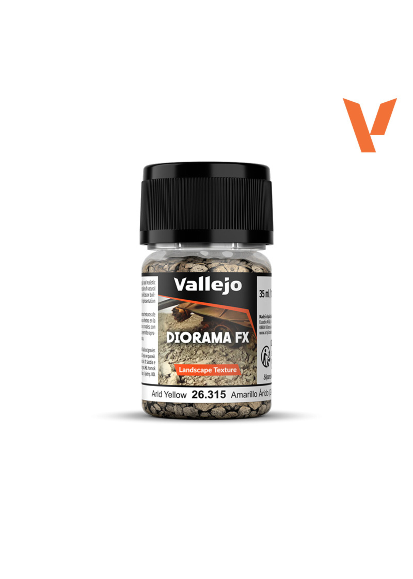 Vallejo Vallejo - Diorama FX Landscape Textures Arid Yellow 2-5 mm