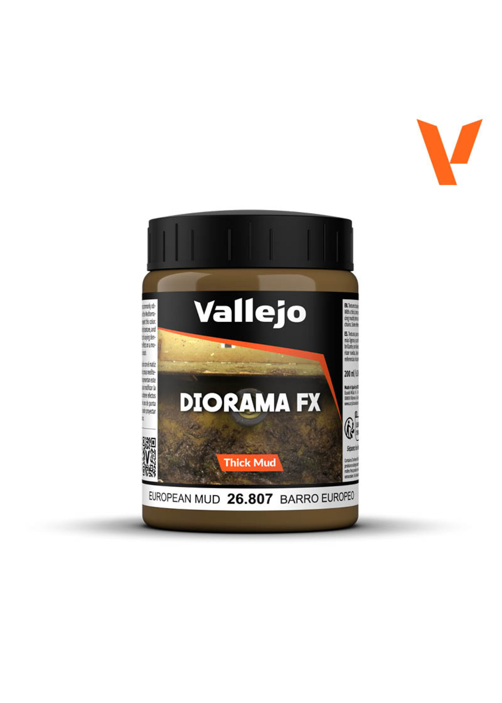 Vallejo Vallejo - Diorama FX Thick Mud Textures  European Mud