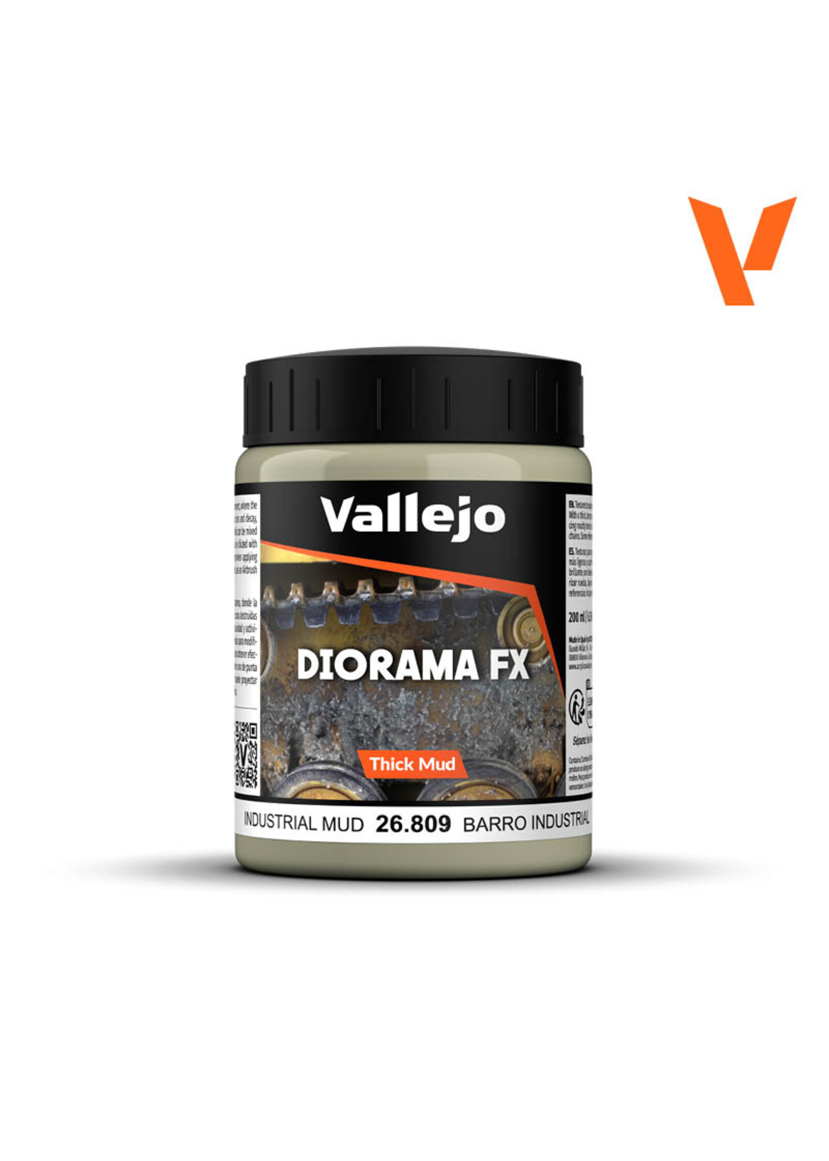 Vallejo Vallejo - Diorama FX Thick Mud Textures Industrial Mud