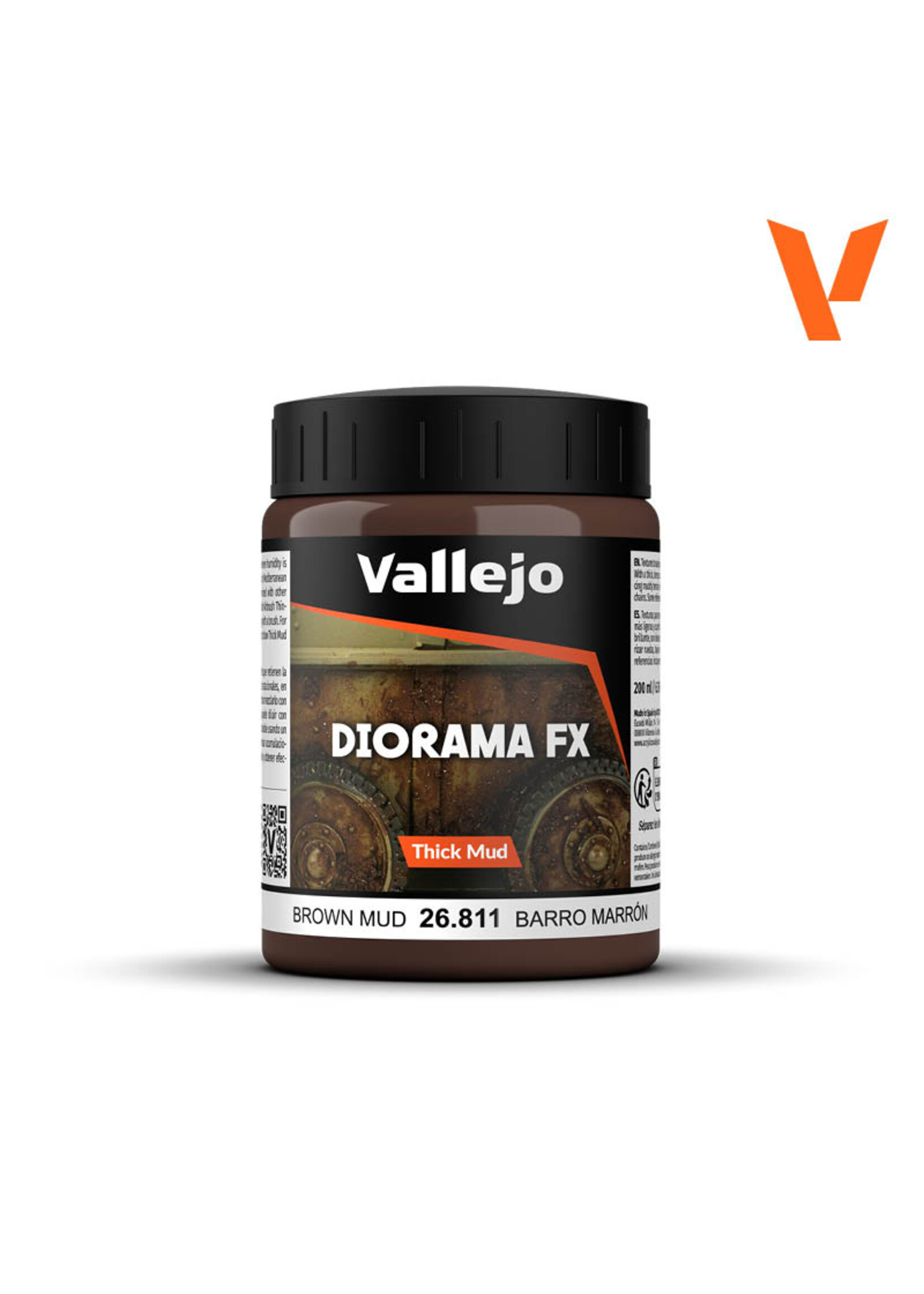 Vallejo Vallejo - Diorama FX Thick Mud Textures Brown Mud