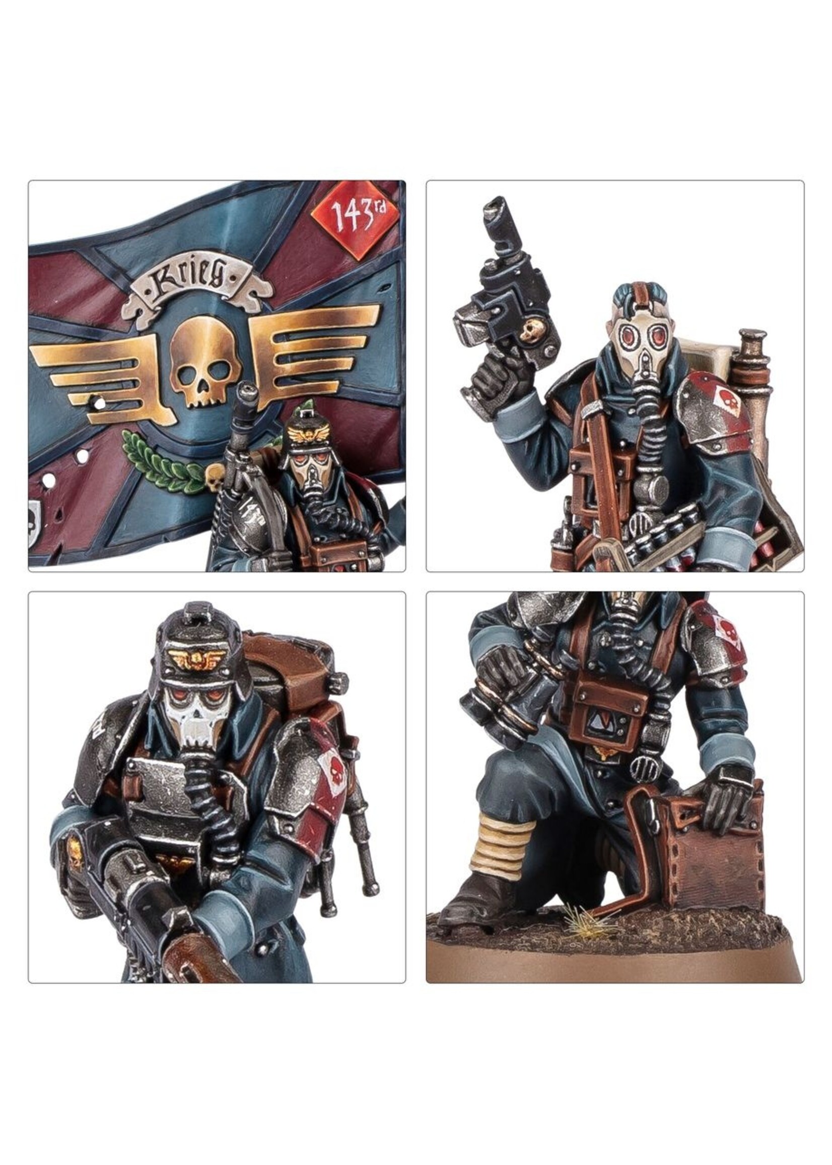 Warhammer: 40.000 Astra Militarum: Krieg Command Squad