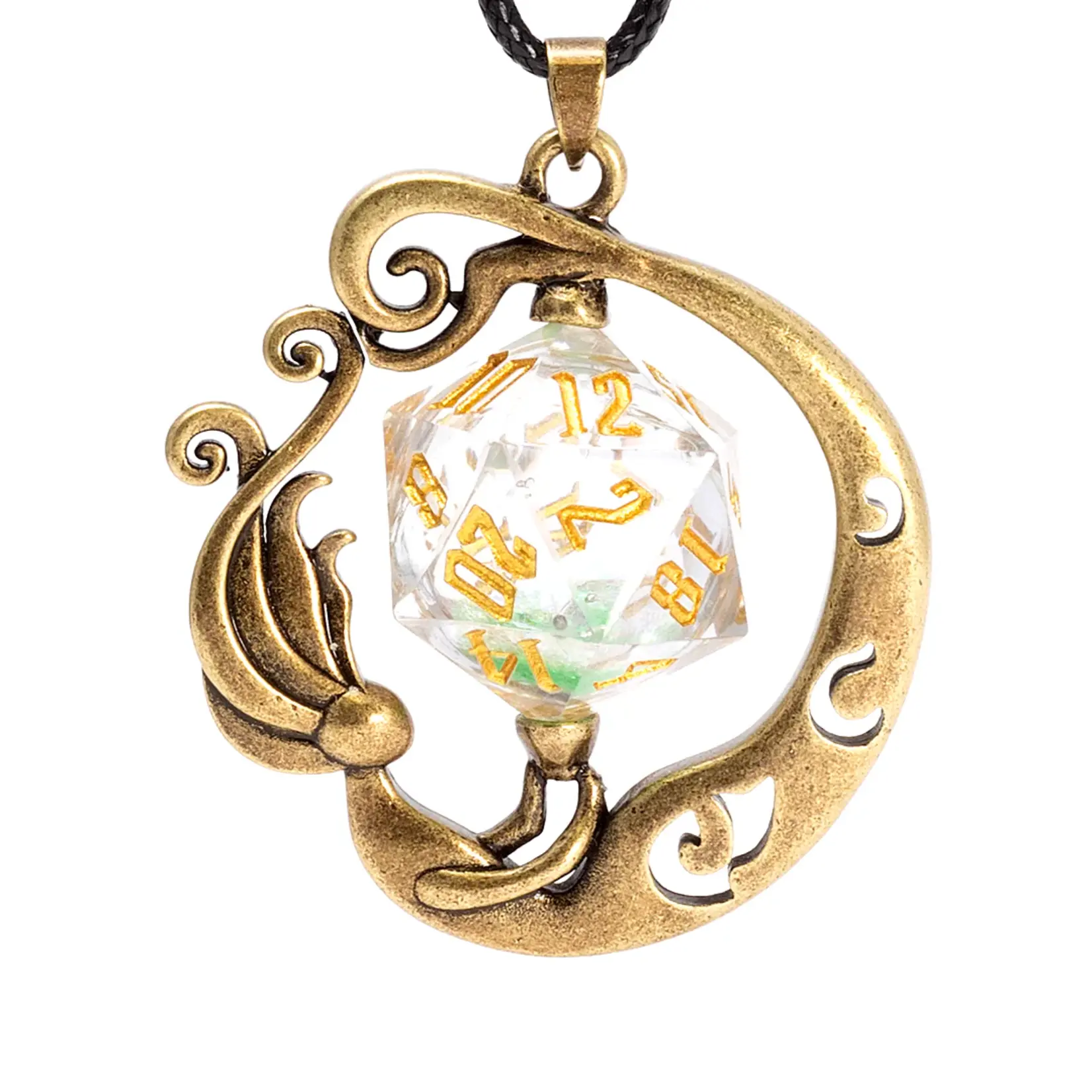 sirius dice Mermaid D20 Necklace