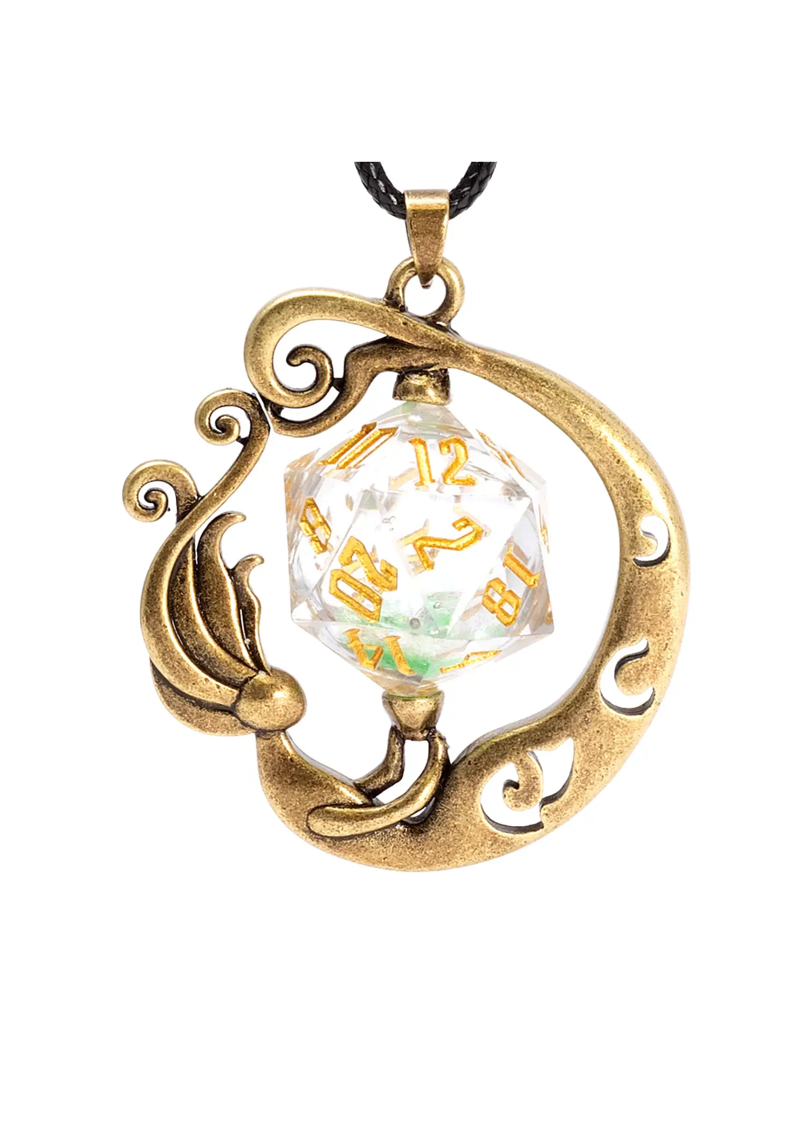 sirius dice Mermaid D20 Necklace